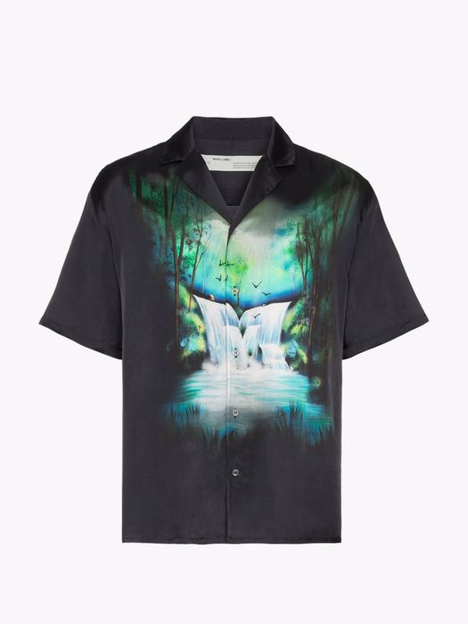 Off-White Off-White Waterfall Silk shirt | Grailed