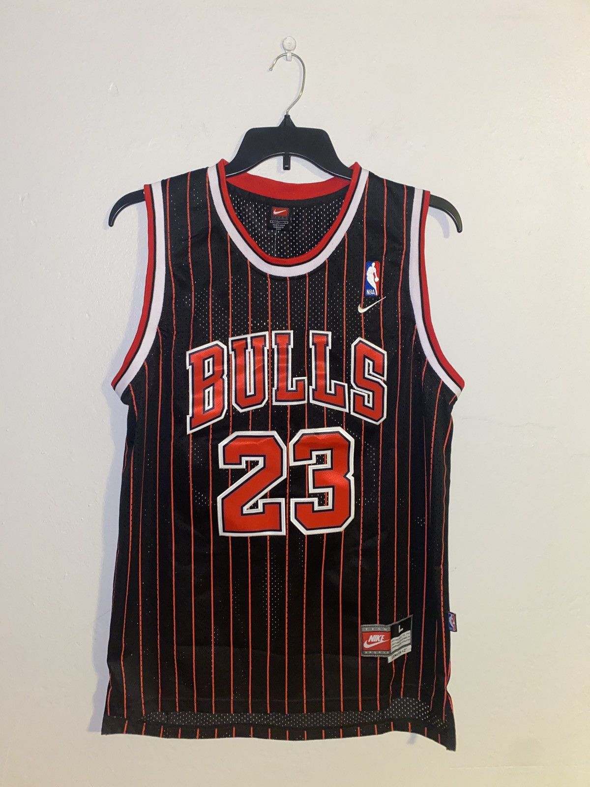 Men's Nike NBA Stripe Alphabet Printing Basketball Jersey/Vest SW