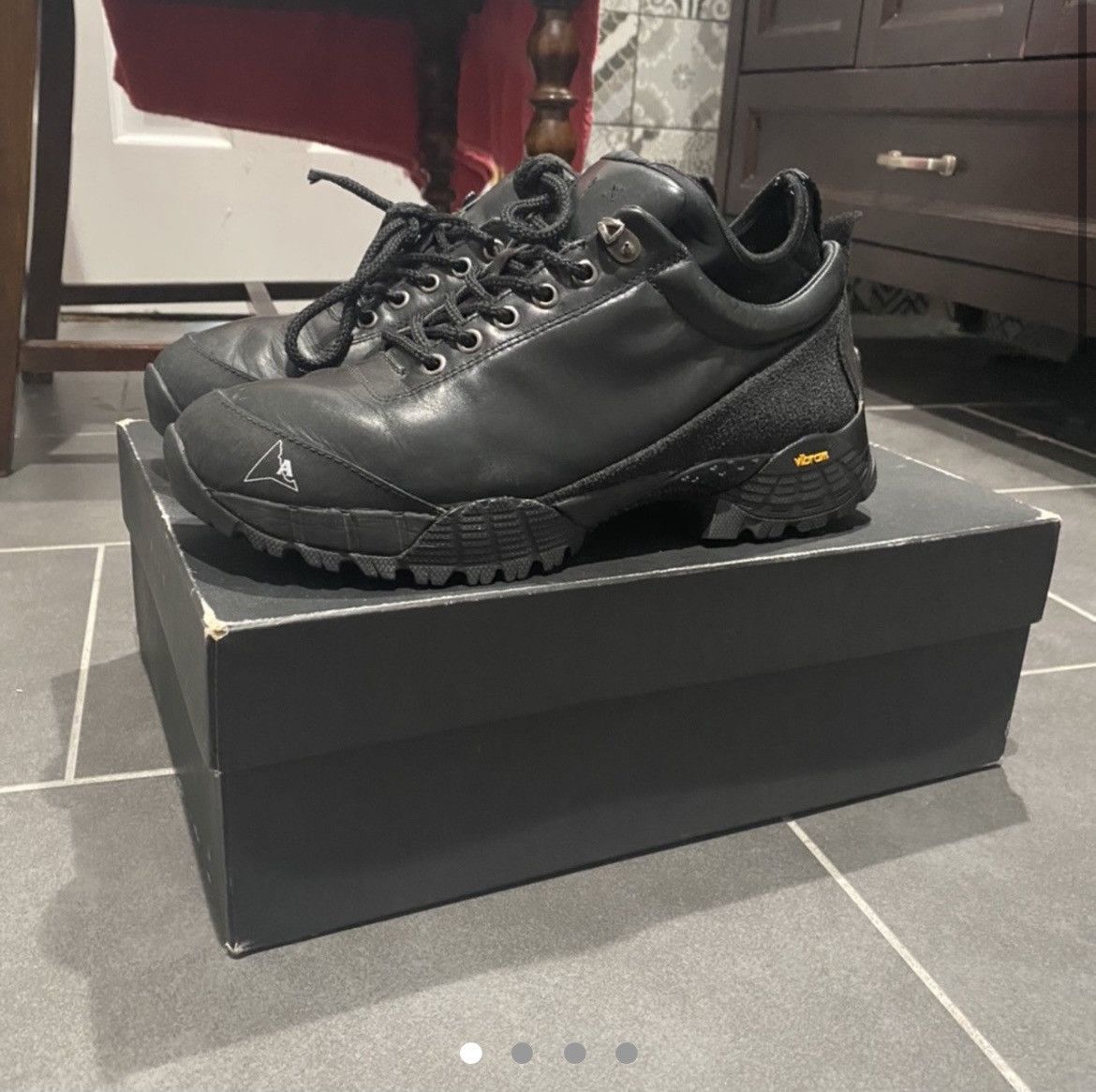 1017 ALYX 9SM × Alyx × ROA Alyx Roa Leather Hiking Sneakers