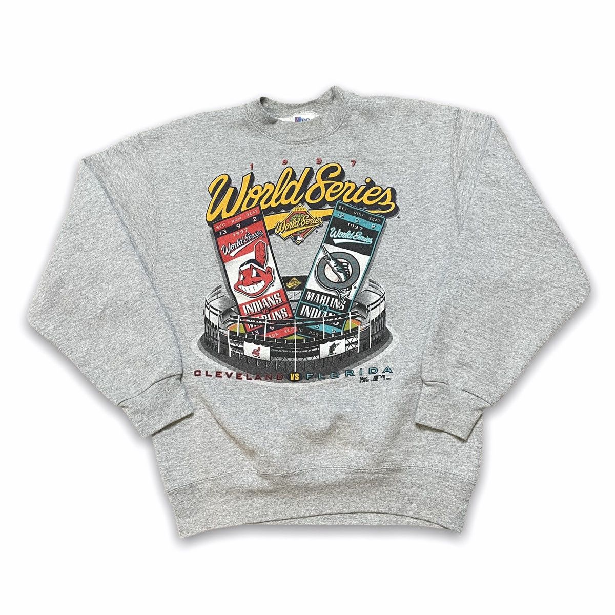 1997 World Series Showdown Vintage Crewneck — Too Hot Vintage