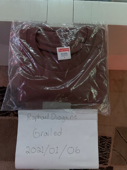 Supreme Supreme no more shit tee brown size XL | Grailed