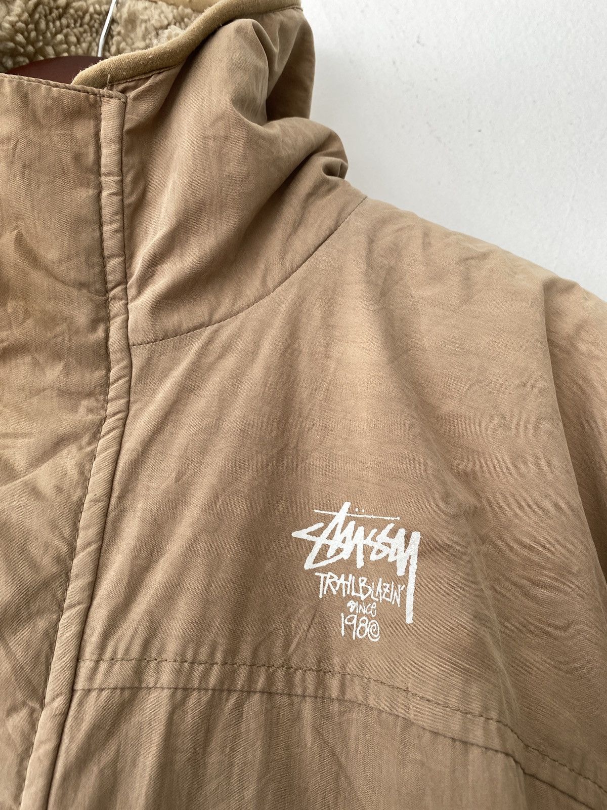 Stussy Stussy Rhythm Hoodie Deep Pile Reversible Sherpa Jacket Size US M / EU 48-50 / 2 - 4 Thumbnail