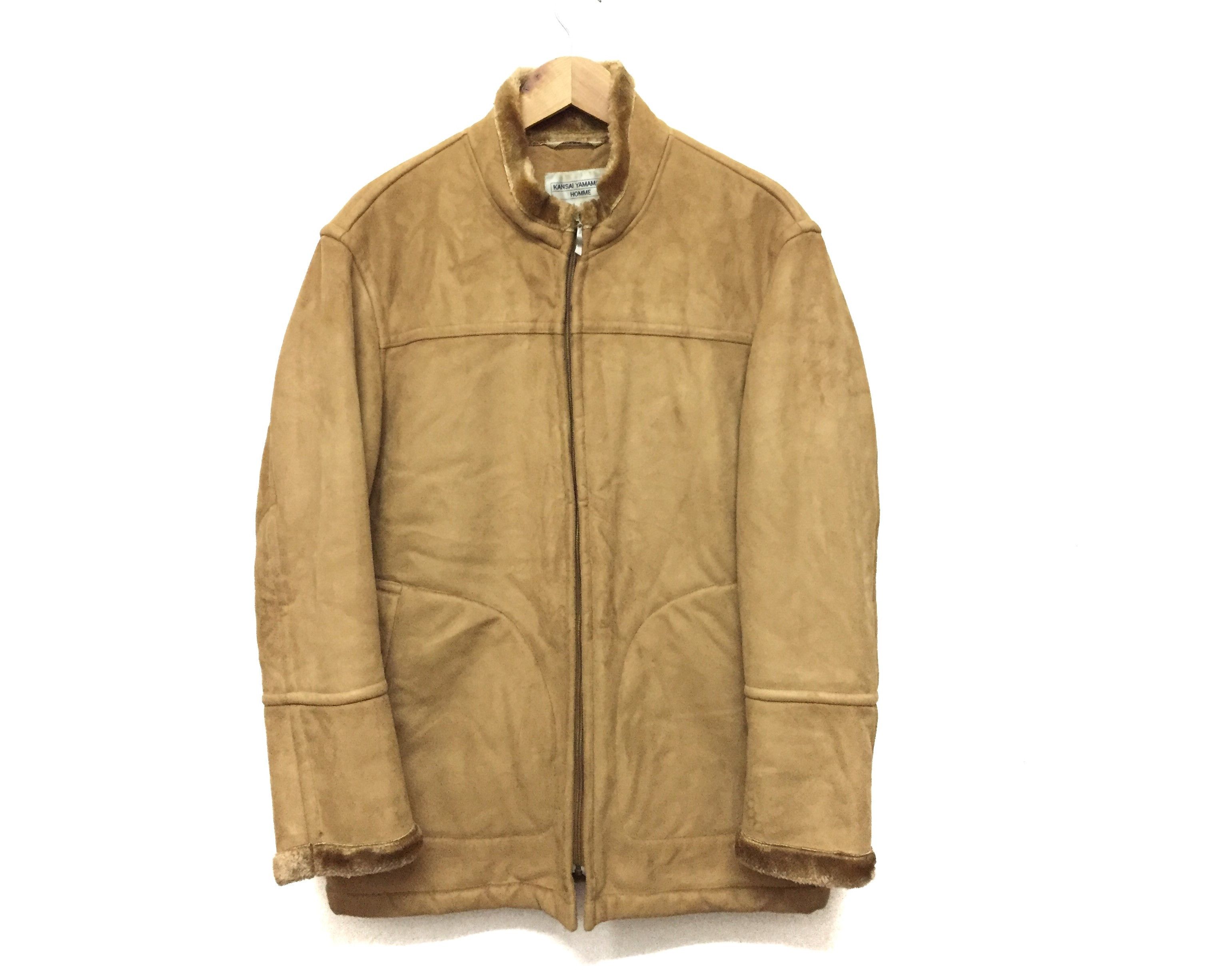 Kansai Yamamoto 90's KANSAI homme long shearling jacket Size US M / EU 48-50 / 2 - 3 Thumbnail