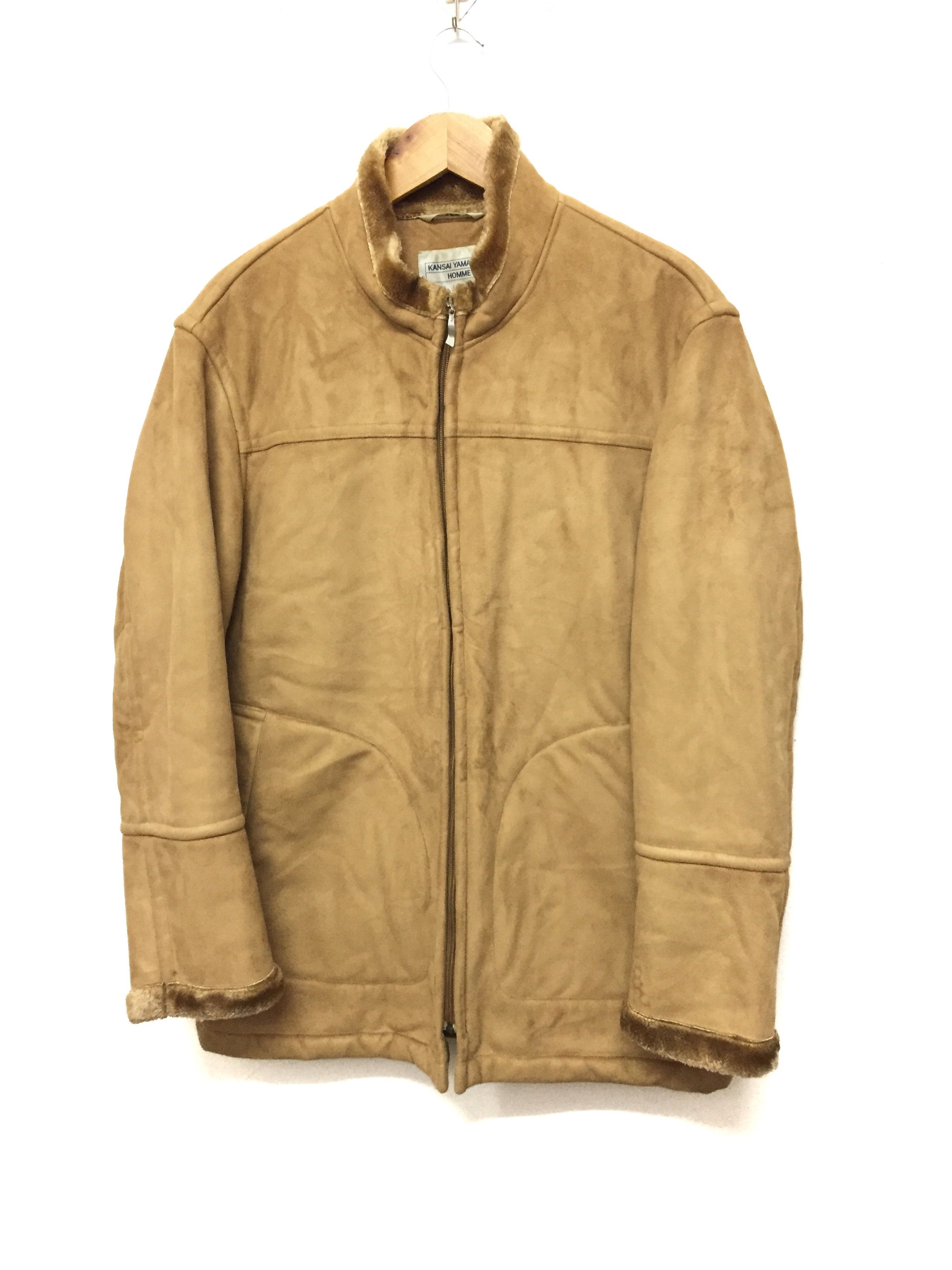 Kansai Yamamoto 90's KANSAI homme long shearling jacket Size US M / EU 48-50 / 2 - 2 Thumbnail