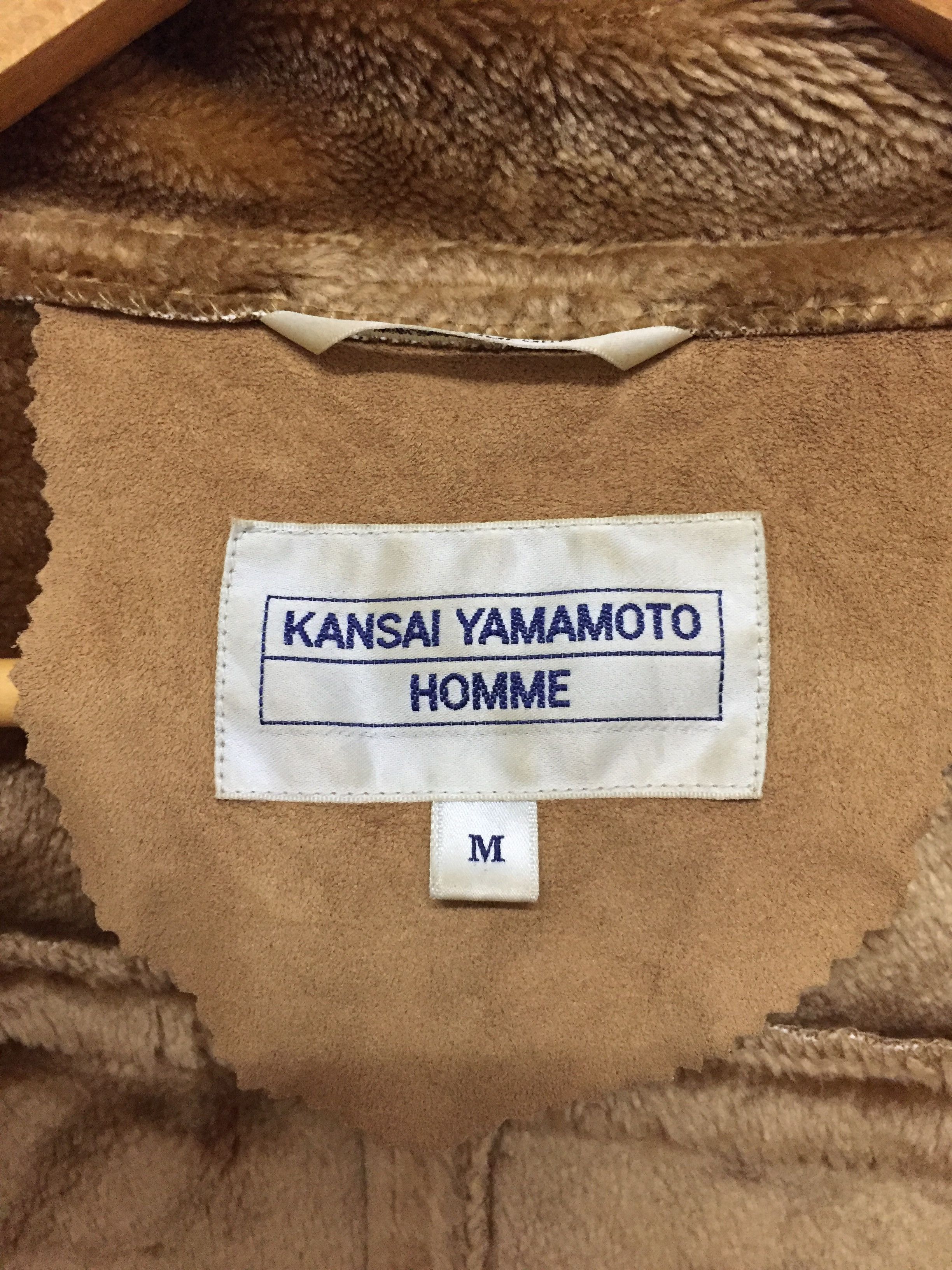 Kansai Yamamoto 90's KANSAI homme long shearling jacket Size US M / EU 48-50 / 2 - 12 Thumbnail