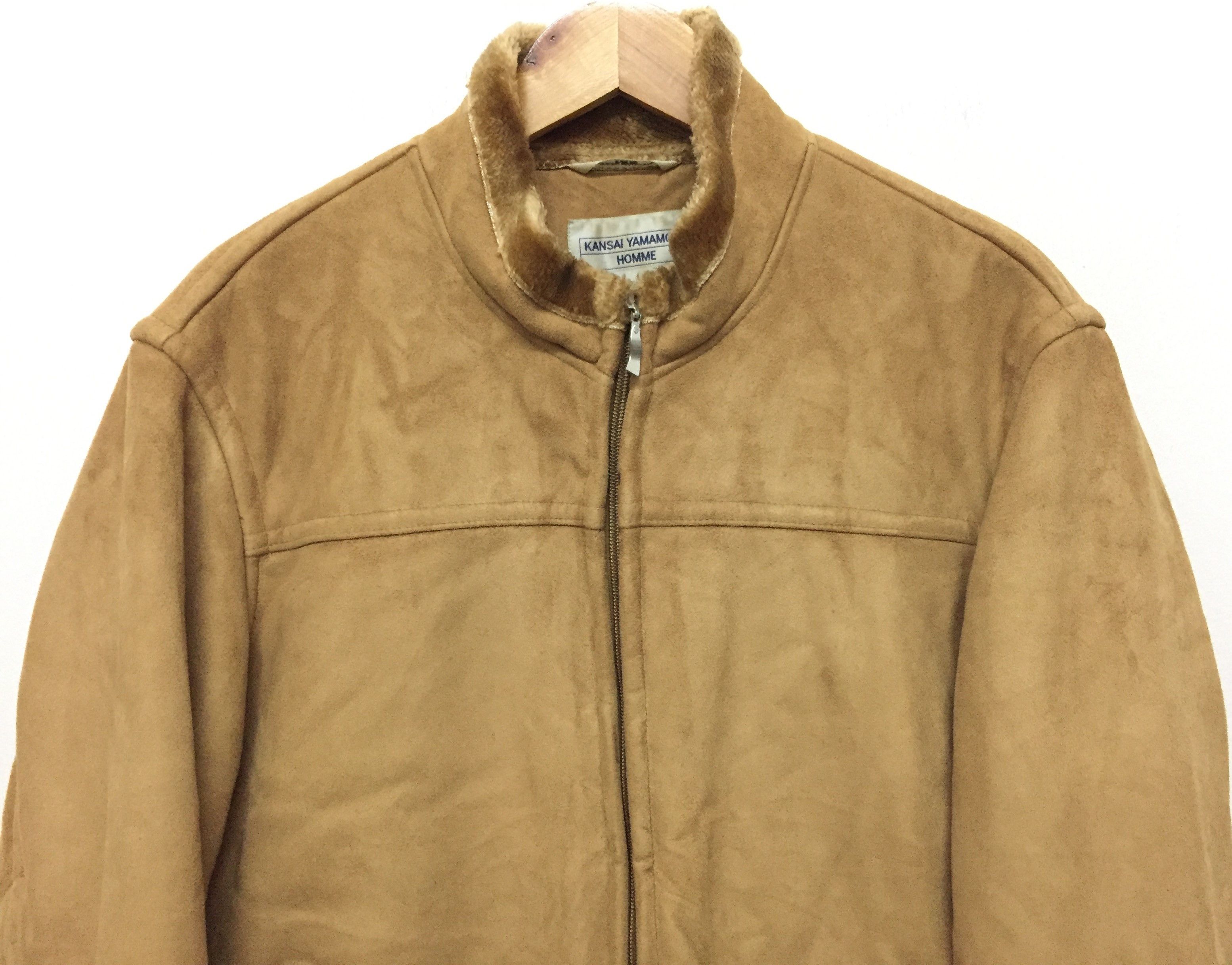 Kansai Yamamoto 90's KANSAI homme long shearling jacket Size US M / EU 48-50 / 2 - 4 Thumbnail