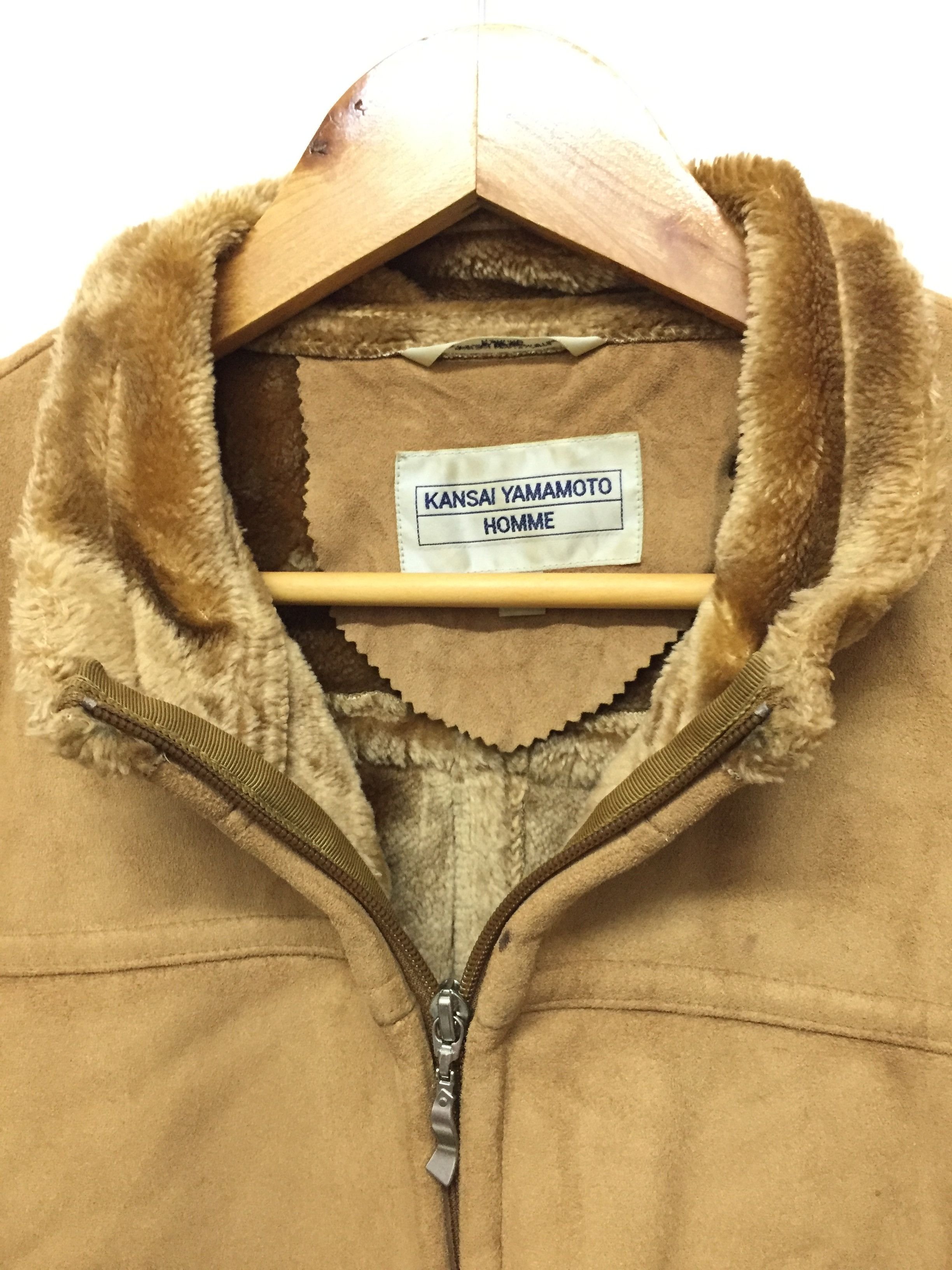Kansai Yamamoto 90's KANSAI homme long shearling jacket Size US M / EU 48-50 / 2 - 6 Thumbnail