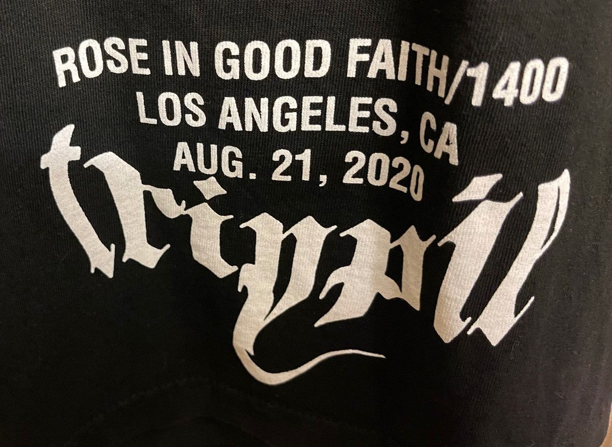 ROSE IN GOOD FAITH × Trippie Redd Trippie Redd x Rose in Good Faith Tee Size US XXL / EU 58 / 5 - 3 Thumbnail