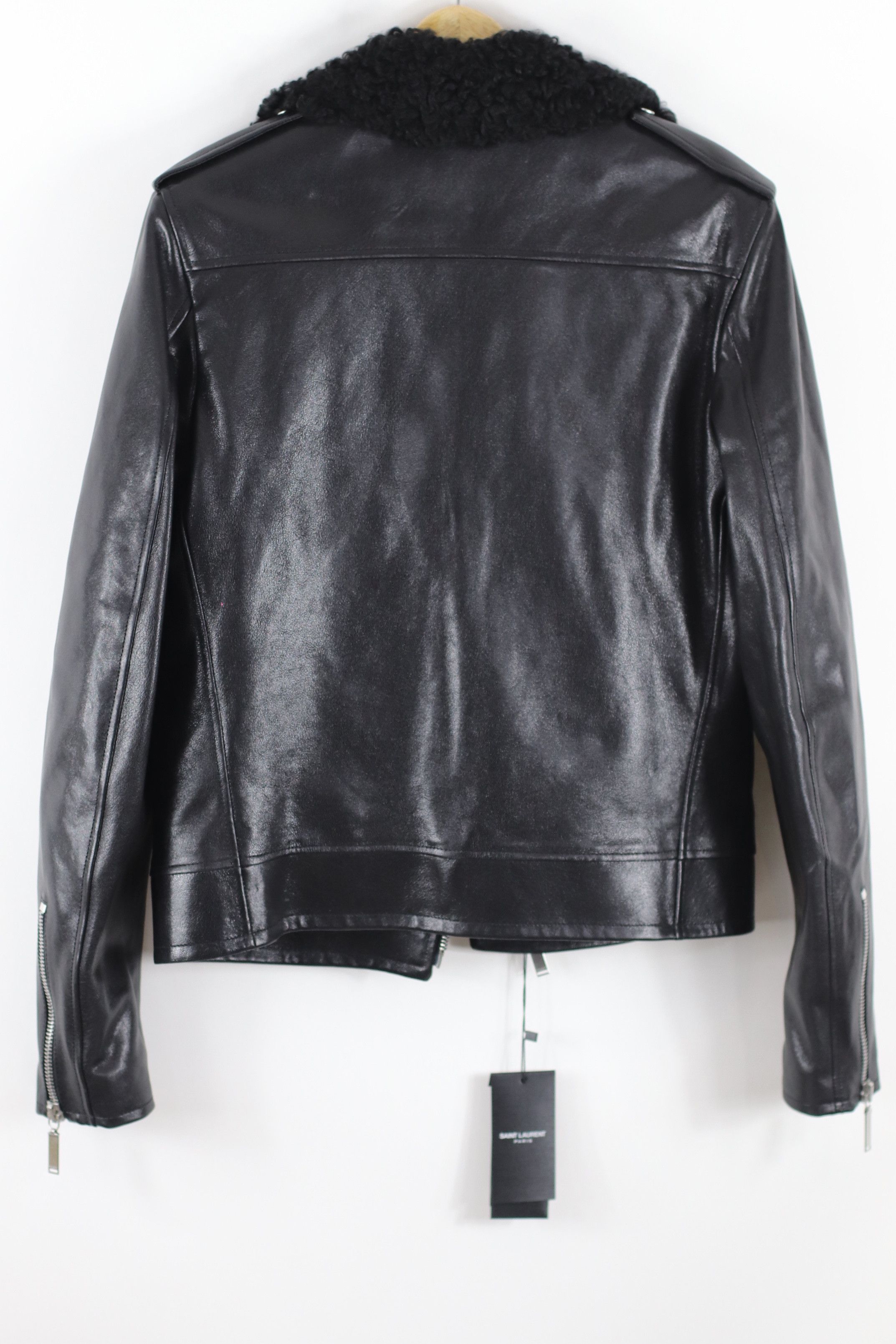 Saint Laurent Paris Shearling Leather Jacket Size US S / EU 44-46 / 1 - 2 Thumbnail
