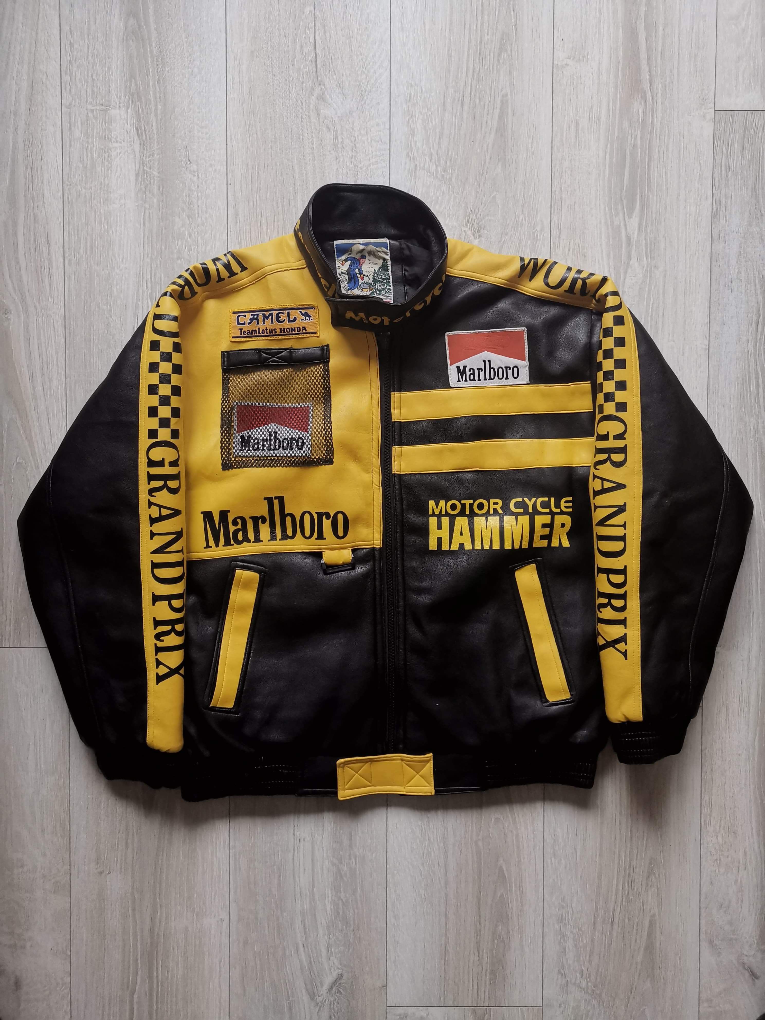 FBJ Fashion Motorcyle Racer Men's Malboro Vintage Racer