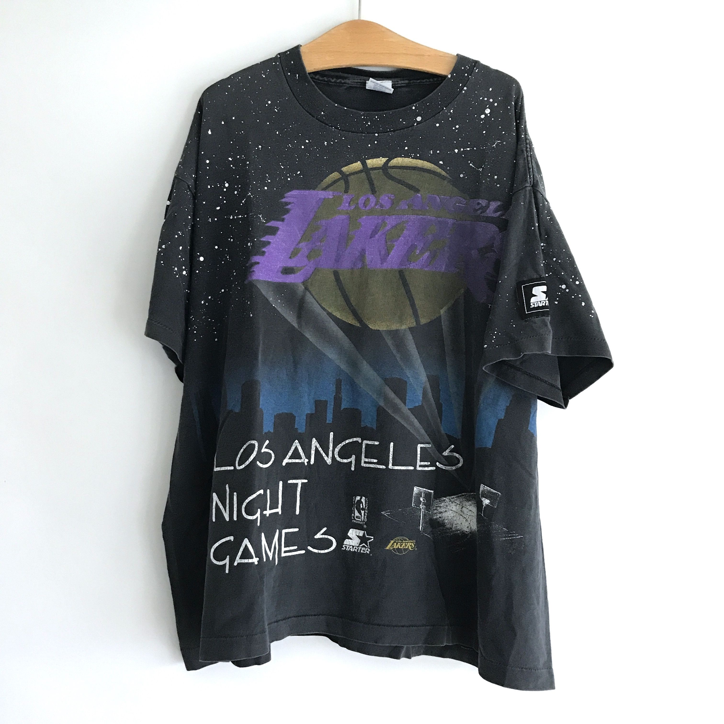 Starter Vintage 90s Starter Los Angeles Lakers Night games T-shirt 