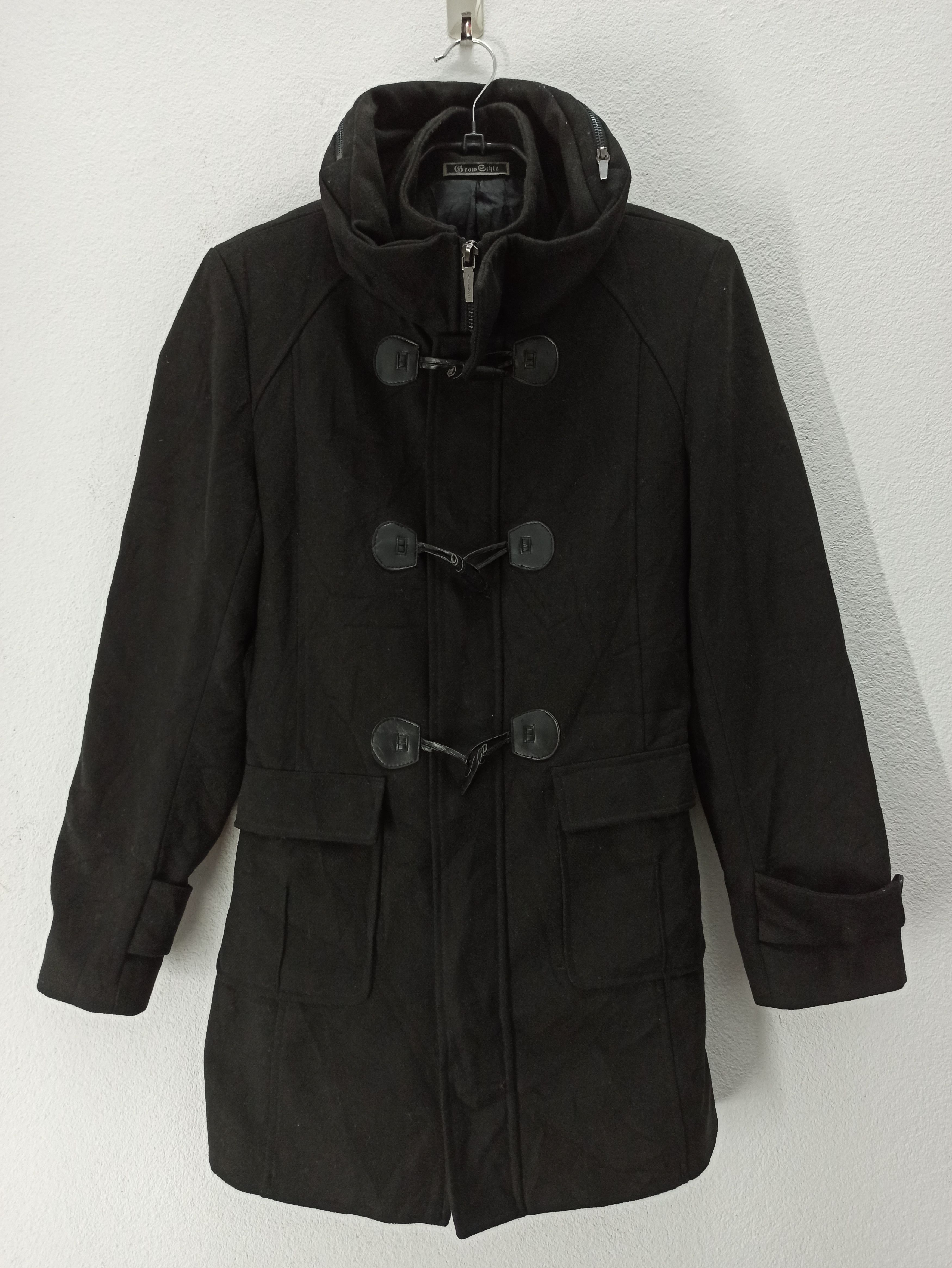 Japanese Brand Japan Gangster Gothic Style Belt Coat By Crow Style Size US M / EU 48-50 / 2 - 2 Thumbnail