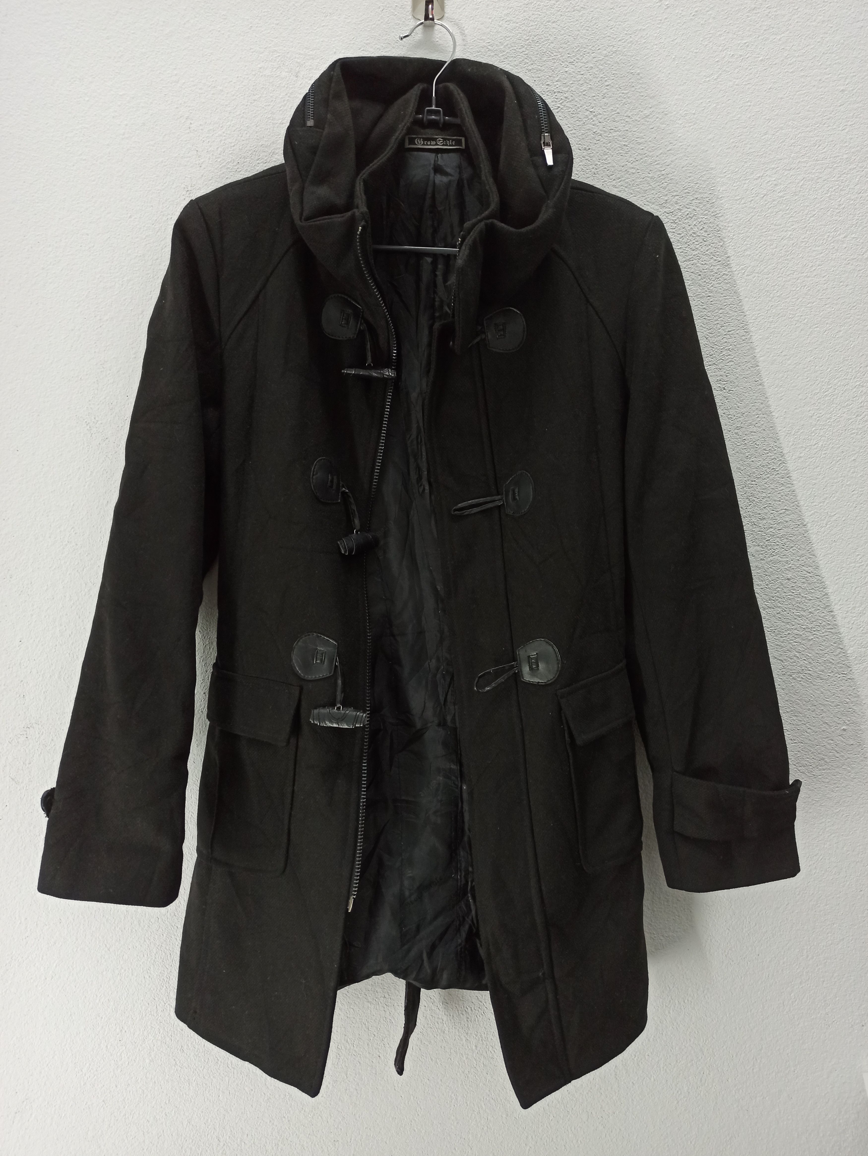 Japan Gangster Gothic Style Belt Coat By Crow Style