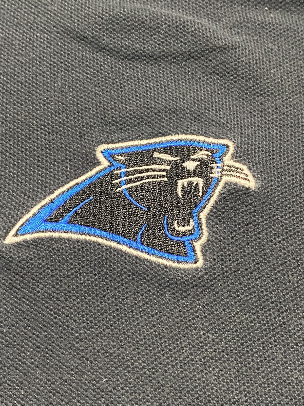 NFL Vintage 90s North Carolina Panthers Polo Shirt Size US XXL / EU 58 / 5 - 2 Thumbnail