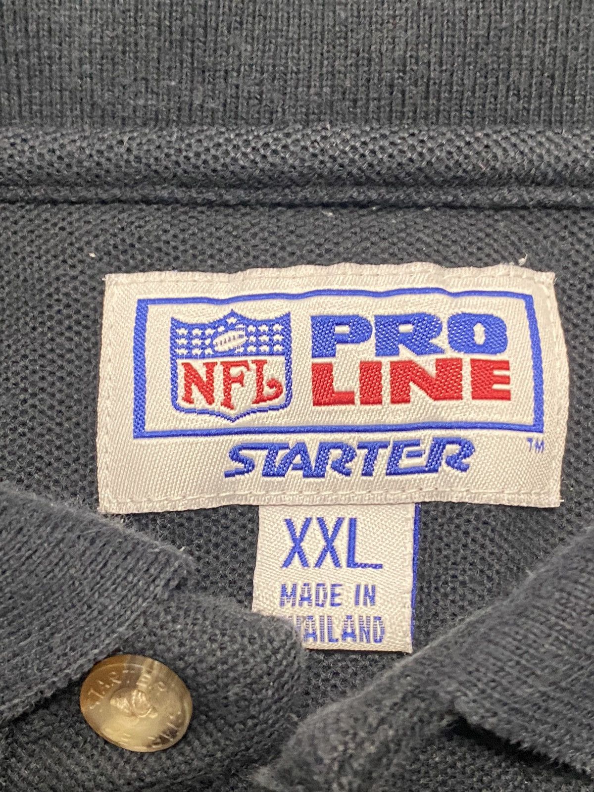 NFL Vintage 90s North Carolina Panthers Polo Shirt Size US XXL / EU 58 / 5 - 3 Thumbnail