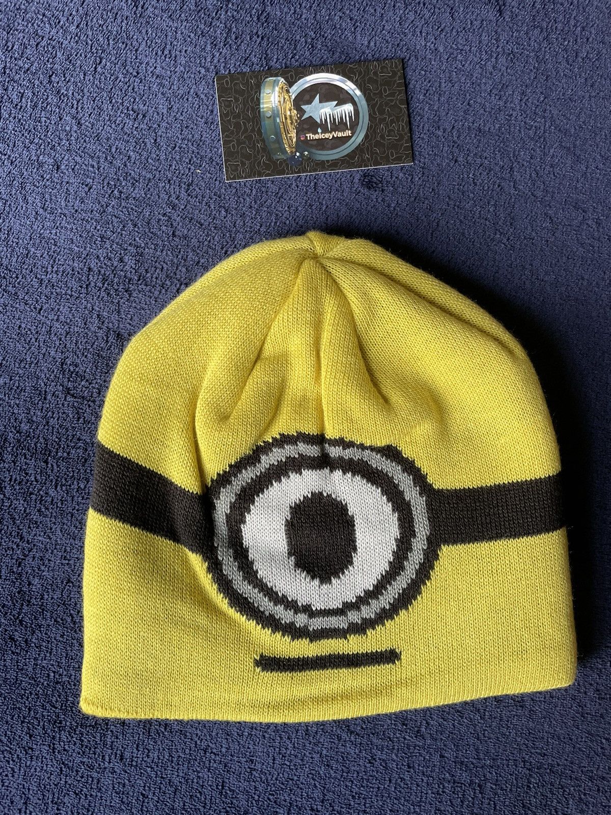 NEW Bape x Minions Yellow Logo Beanie