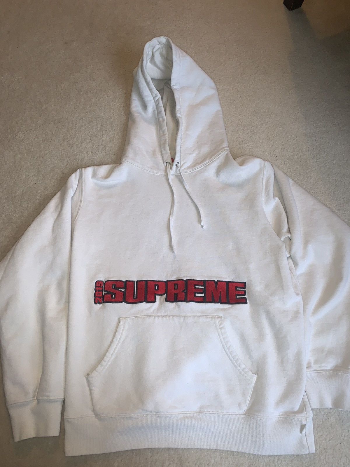 Supreme Blockbuster Hooded Sweatshirt Black Men's - SS19 - US