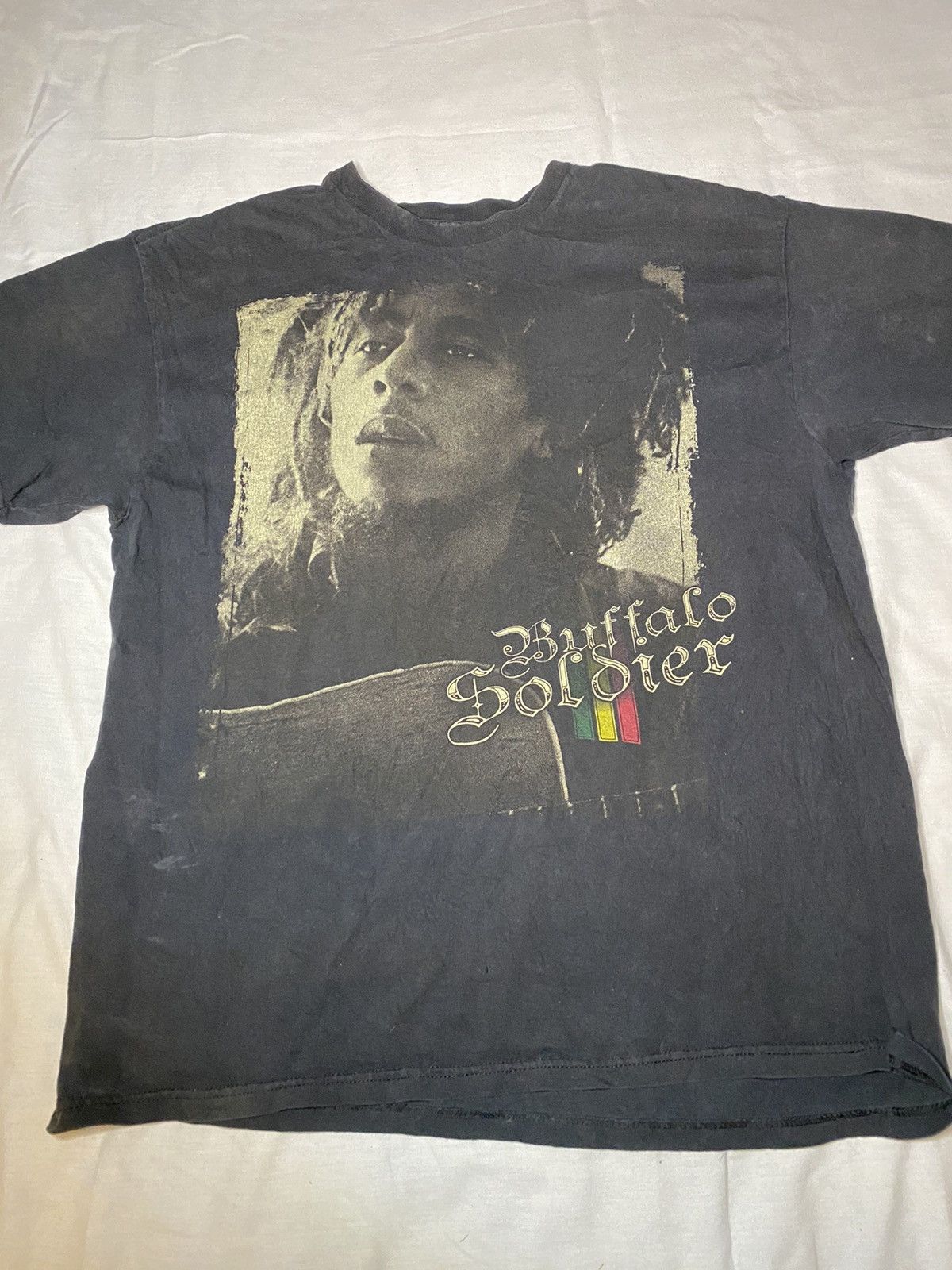 Vintage Bob Marley Buffalo Soldier Short Sleeve Tee