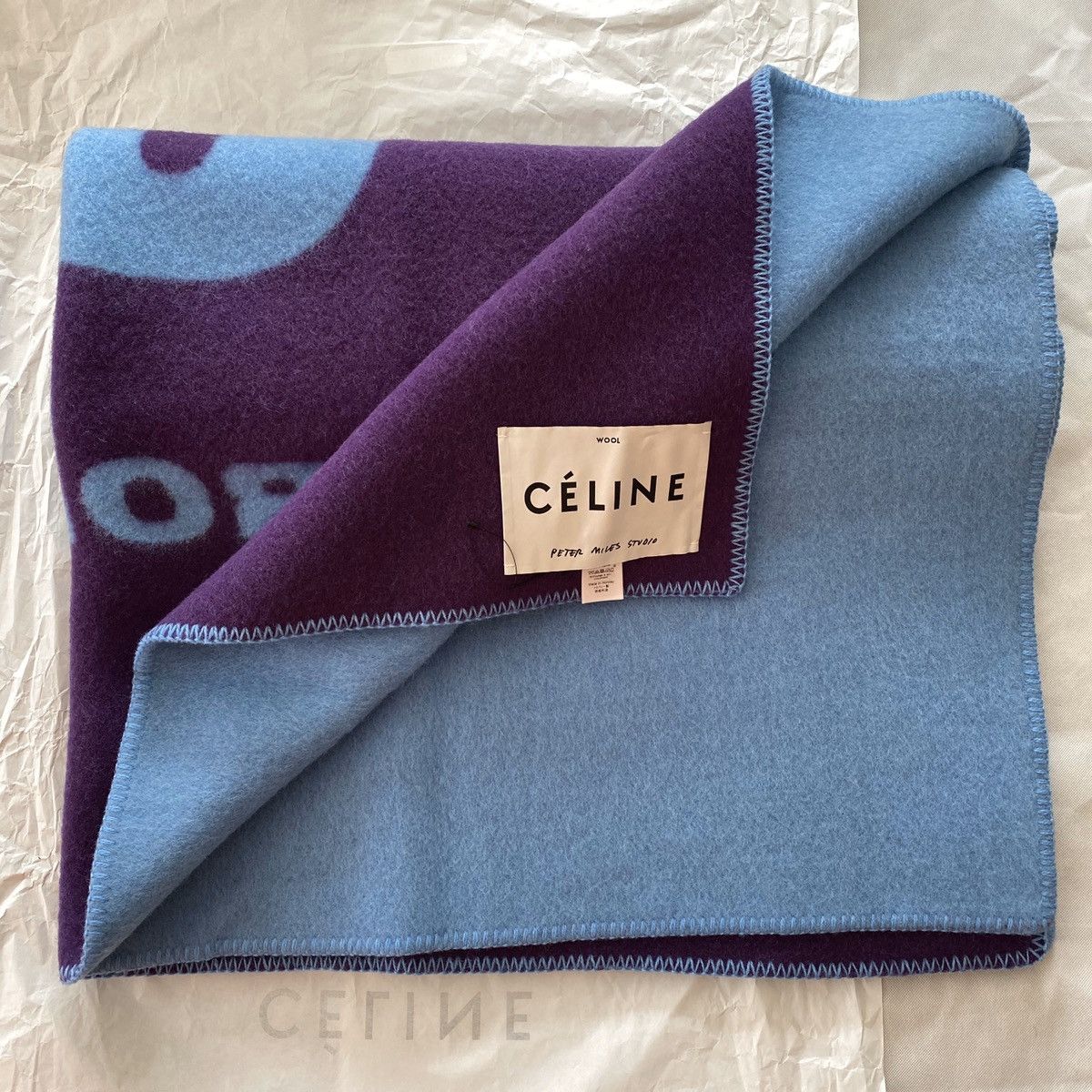 Celine FW2017 Céline x Peter Miles Studio blanket | Grailed