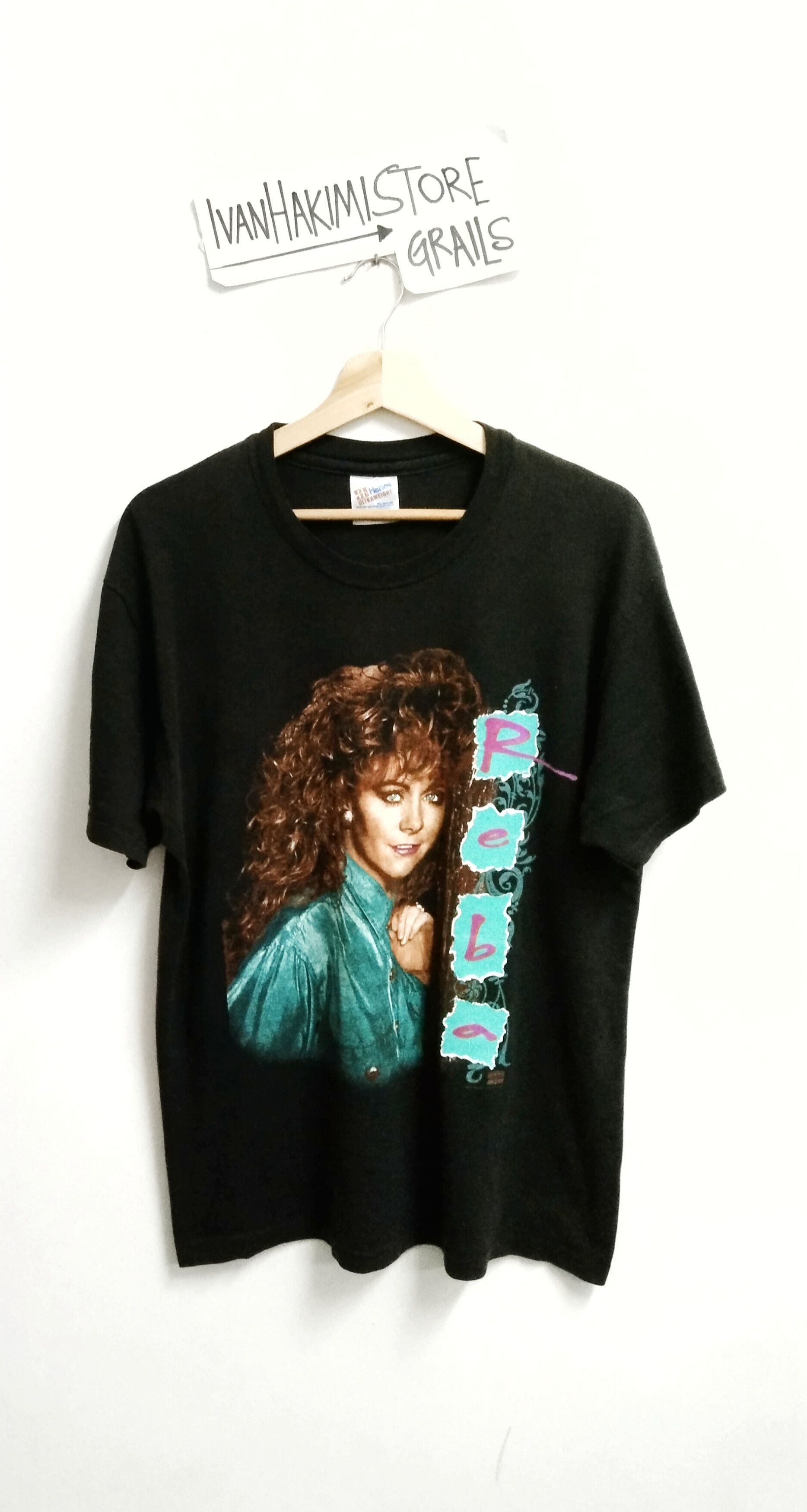 Band Tees × Vintage VINTAGE T SHIRT AMERICAN COUNTRY SINGER 90s Size US L / EU 52-54 / 3 - 1 Thumbnail