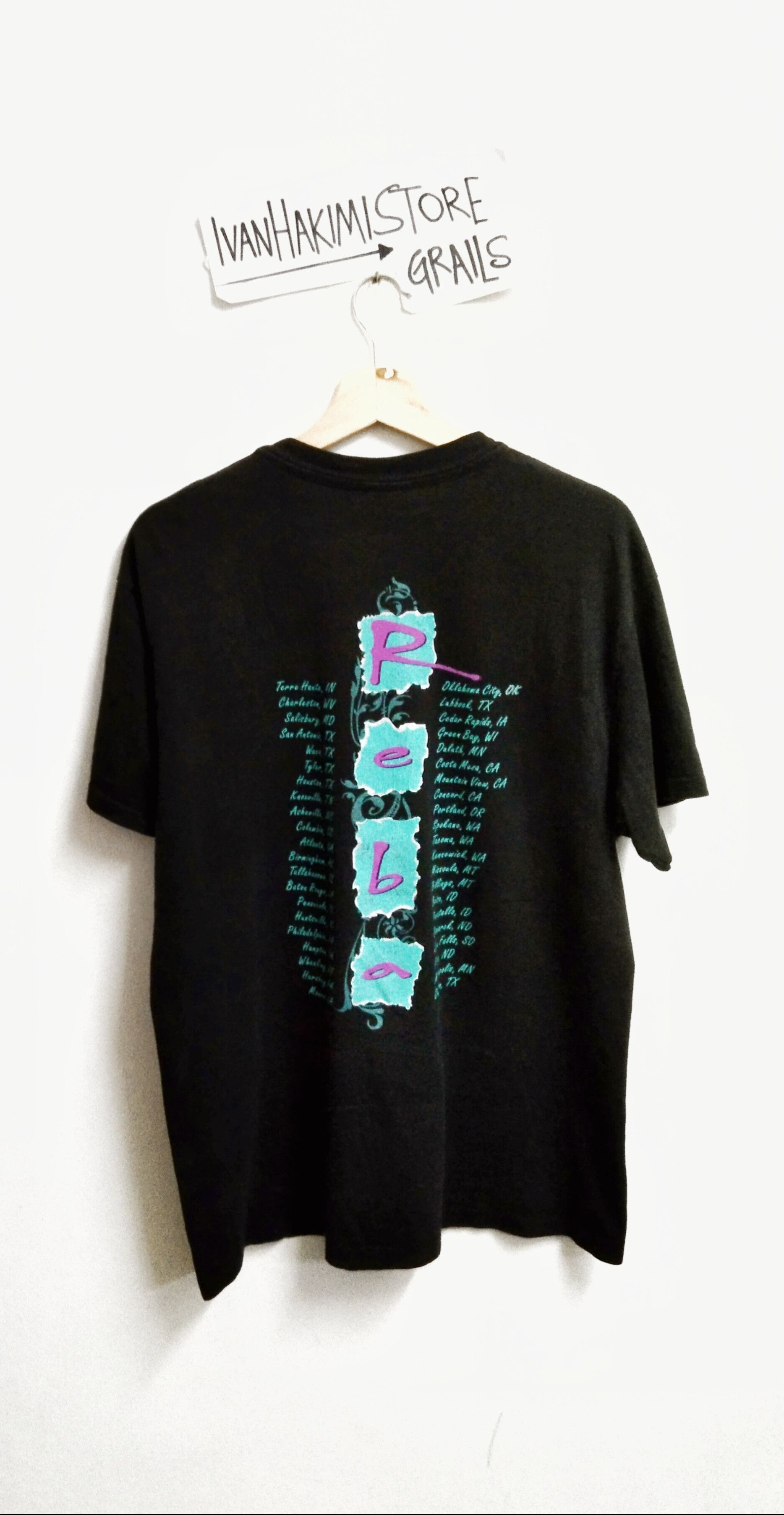 Band Tees × Vintage VINTAGE T SHIRT AMERICAN COUNTRY SINGER 90s Size US L / EU 52-54 / 3 - 2 Thumbnail