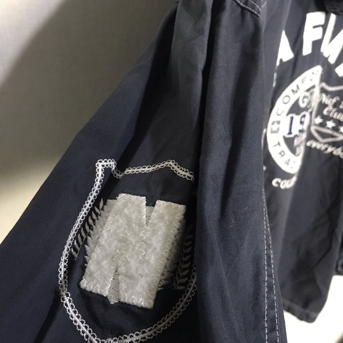 Japanese Brand Naf naf club big embroid spell hoodie jacket Size US L / EU 52-54 / 3 - 6 Thumbnail