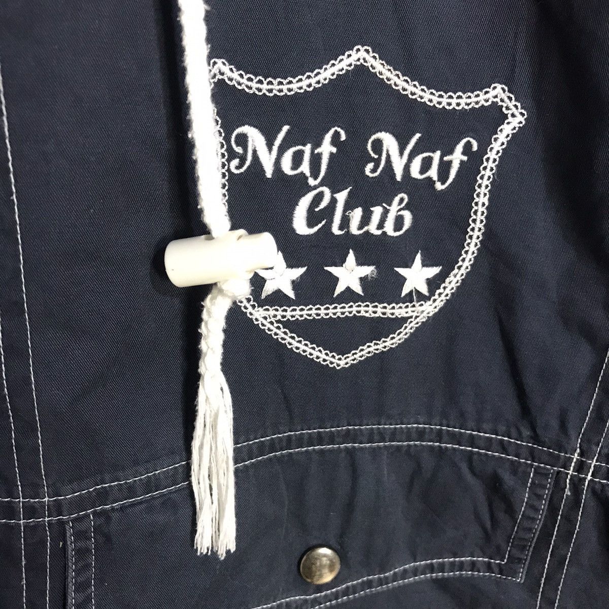 Japanese Brand Naf naf club big embroid spell hoodie jacket Size US L / EU 52-54 / 3 - 5 Thumbnail