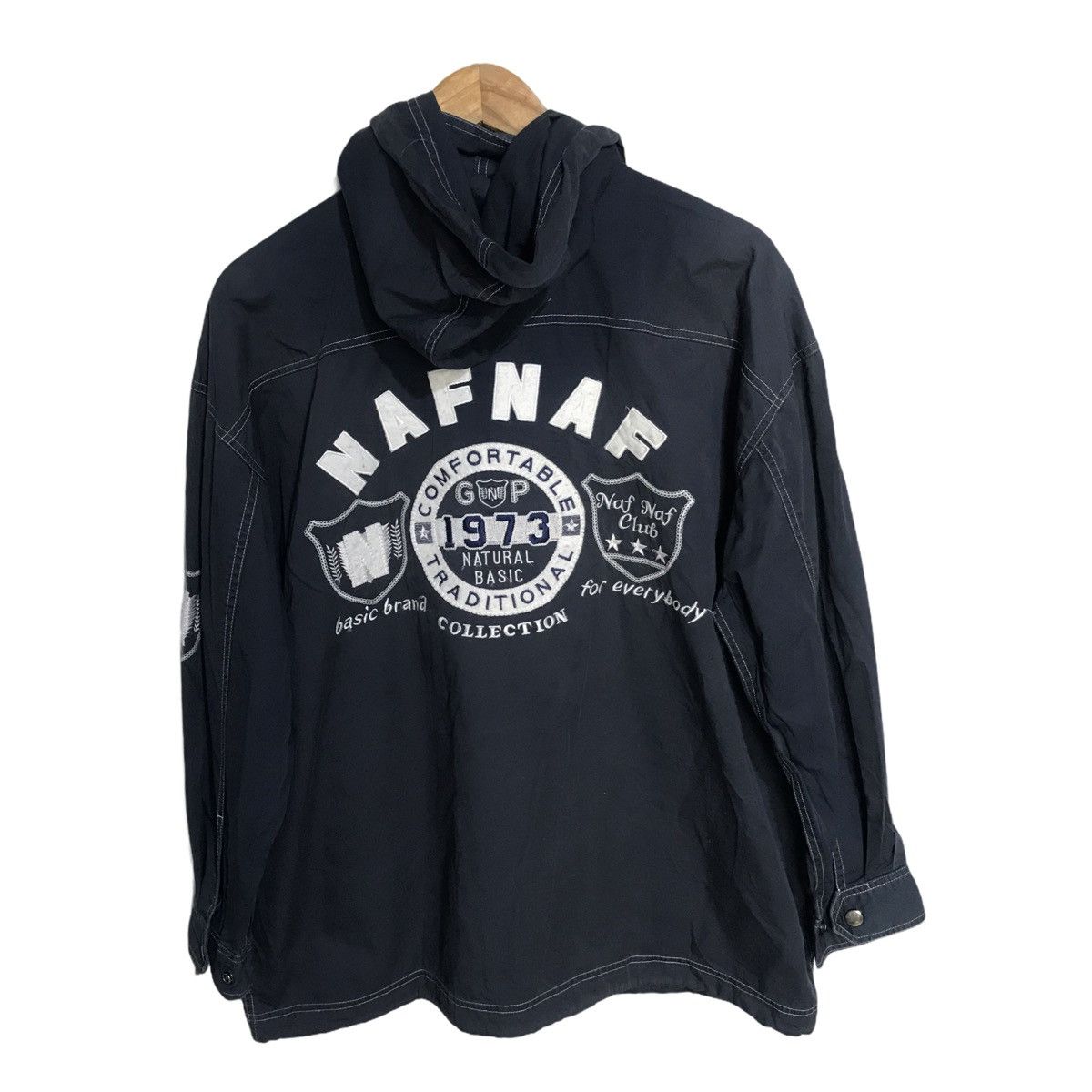 Naf naf club big embroid spell hoodie jacket