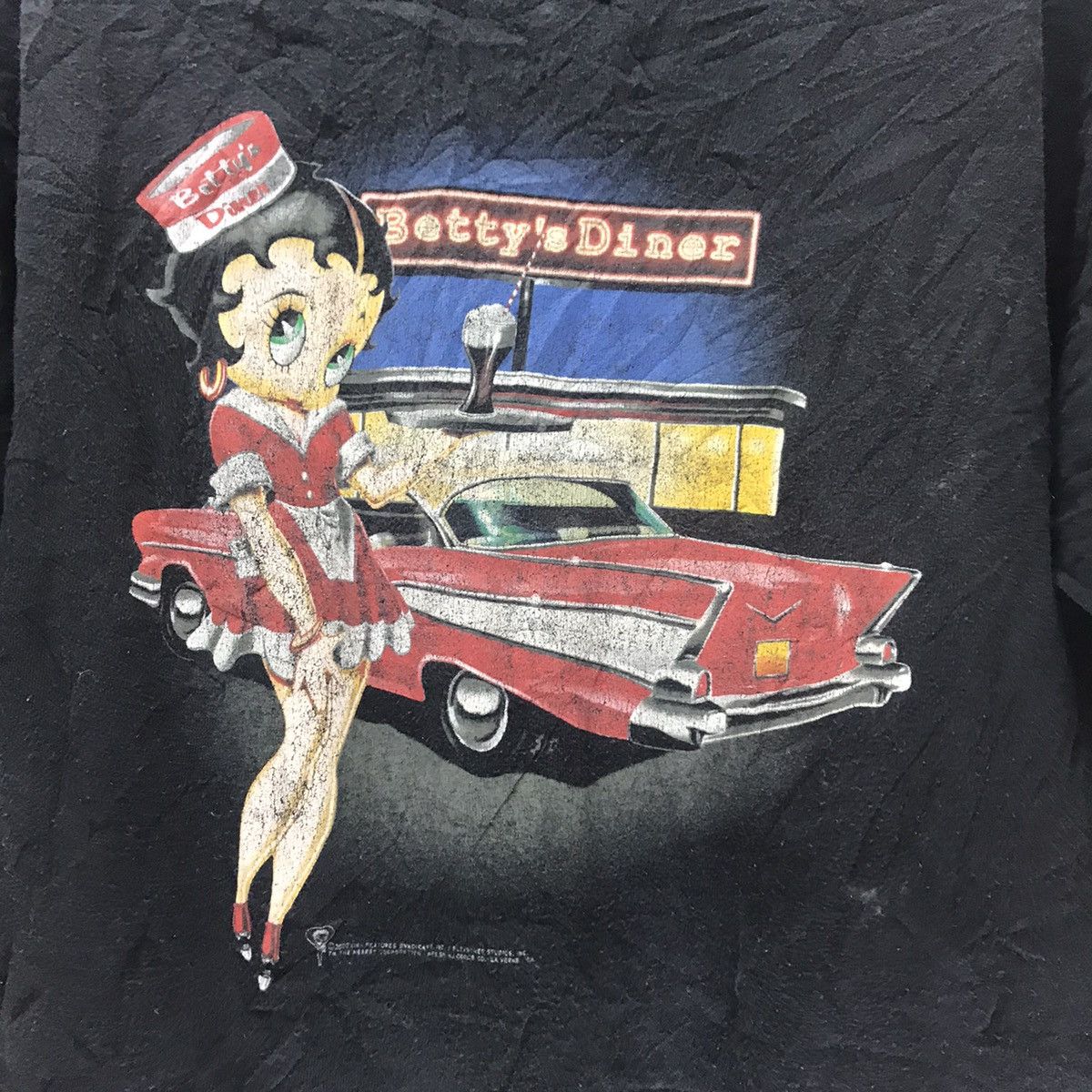 Vintage Vintage Betty Boop Betty’s Diner T Shirt Size US M / EU 48-50 / 2 - 2 Thumbnail