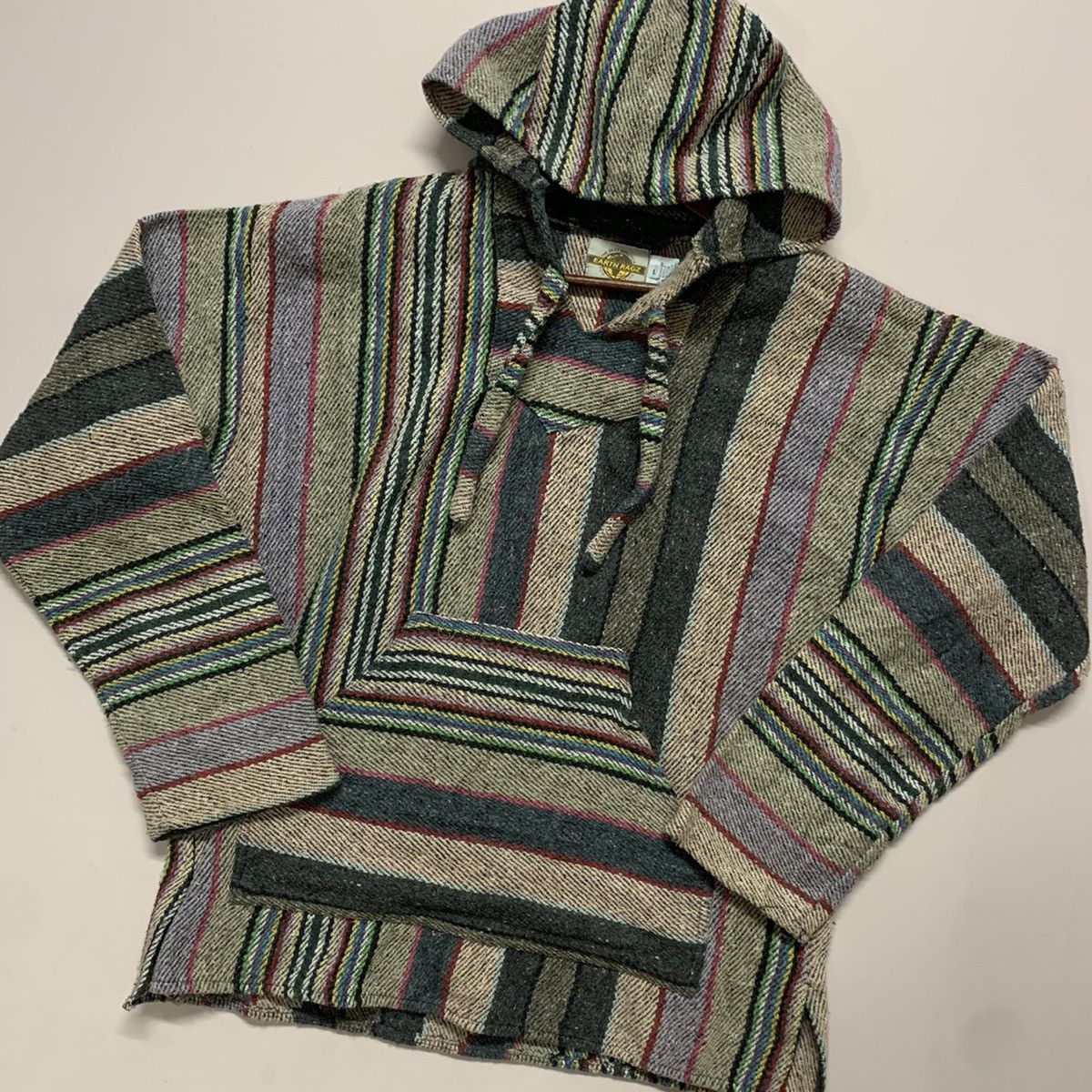 Earth Ragz × Rainbow Earth Ragz Mexican Rainbow Baja Striped Hooded Large Size Size US L / EU 52-54 / 3 - 4 Thumbnail