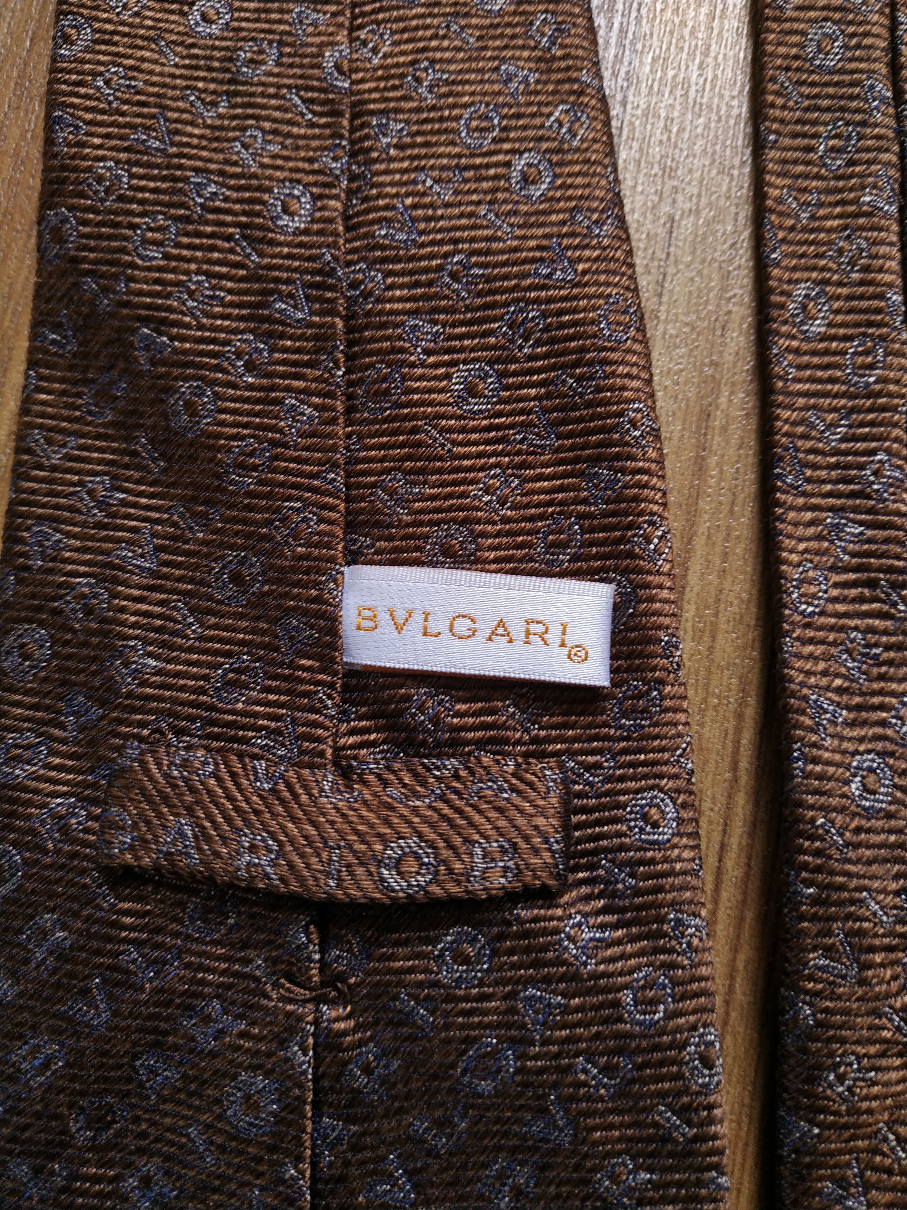 Bvlgari Bvlgari Silk Tie like Gianni Versace Size ONE SIZE - 4 Thumbnail