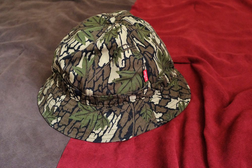 Supreme, Accessories, Supreme X Levis Camo Bucket Hat