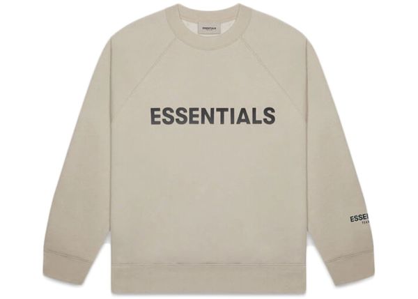 Fear of God FOG Essentials Olive Crewneck Sweatshirt Size L