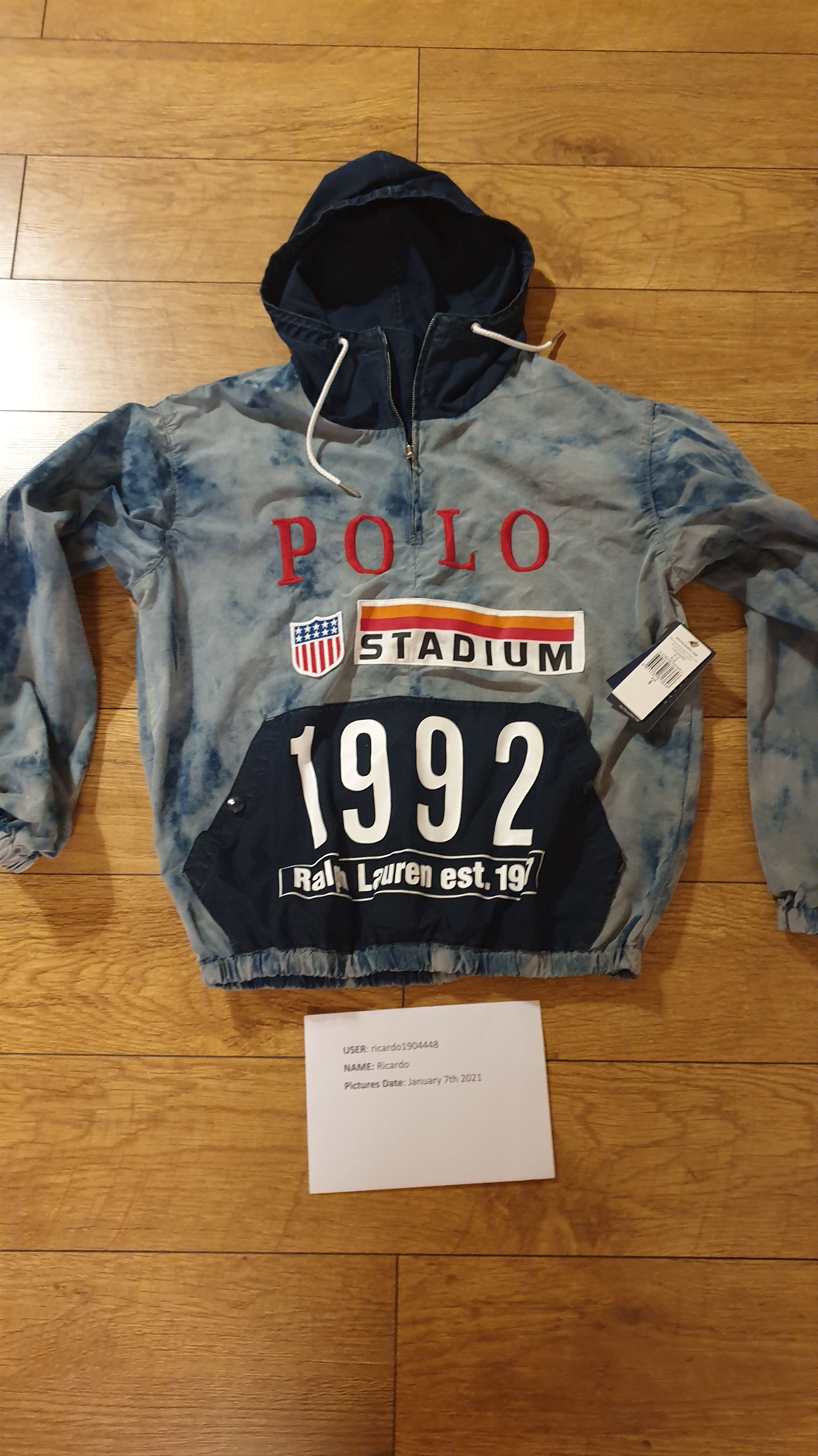 Polo Ralph Lauren New Ralph Lauren Stadium 1992 Popover Jacket 