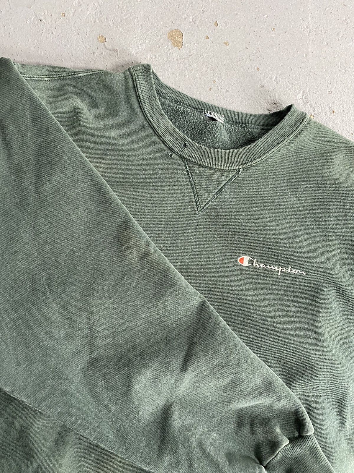 Champion 90s Champion Green Crewneck Size US L / EU 52-54 / 3 - 2 Thumbnail