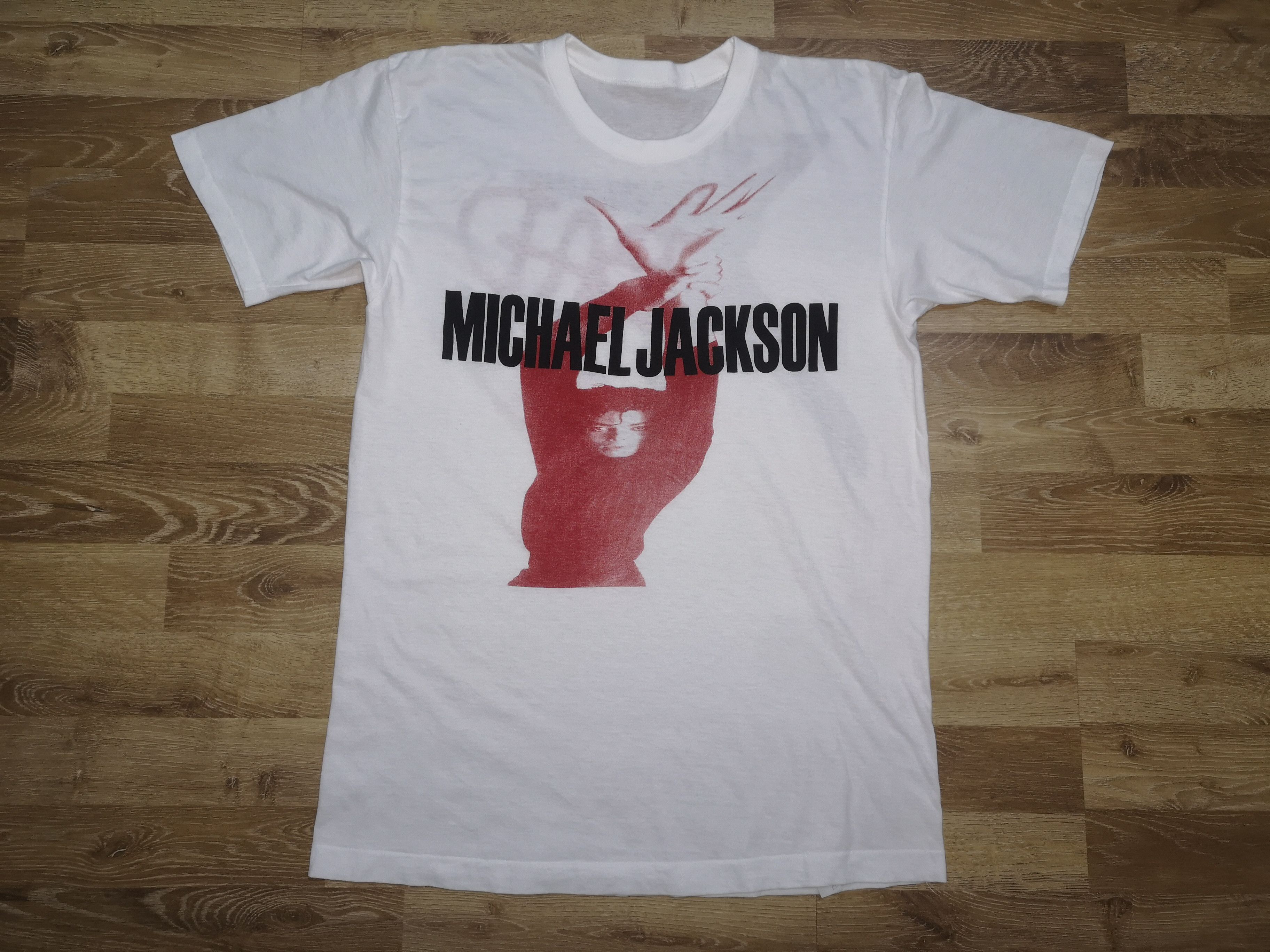 Vintage Vintage 80's Michael Jackson Bad Album Sony Promo T Shirt