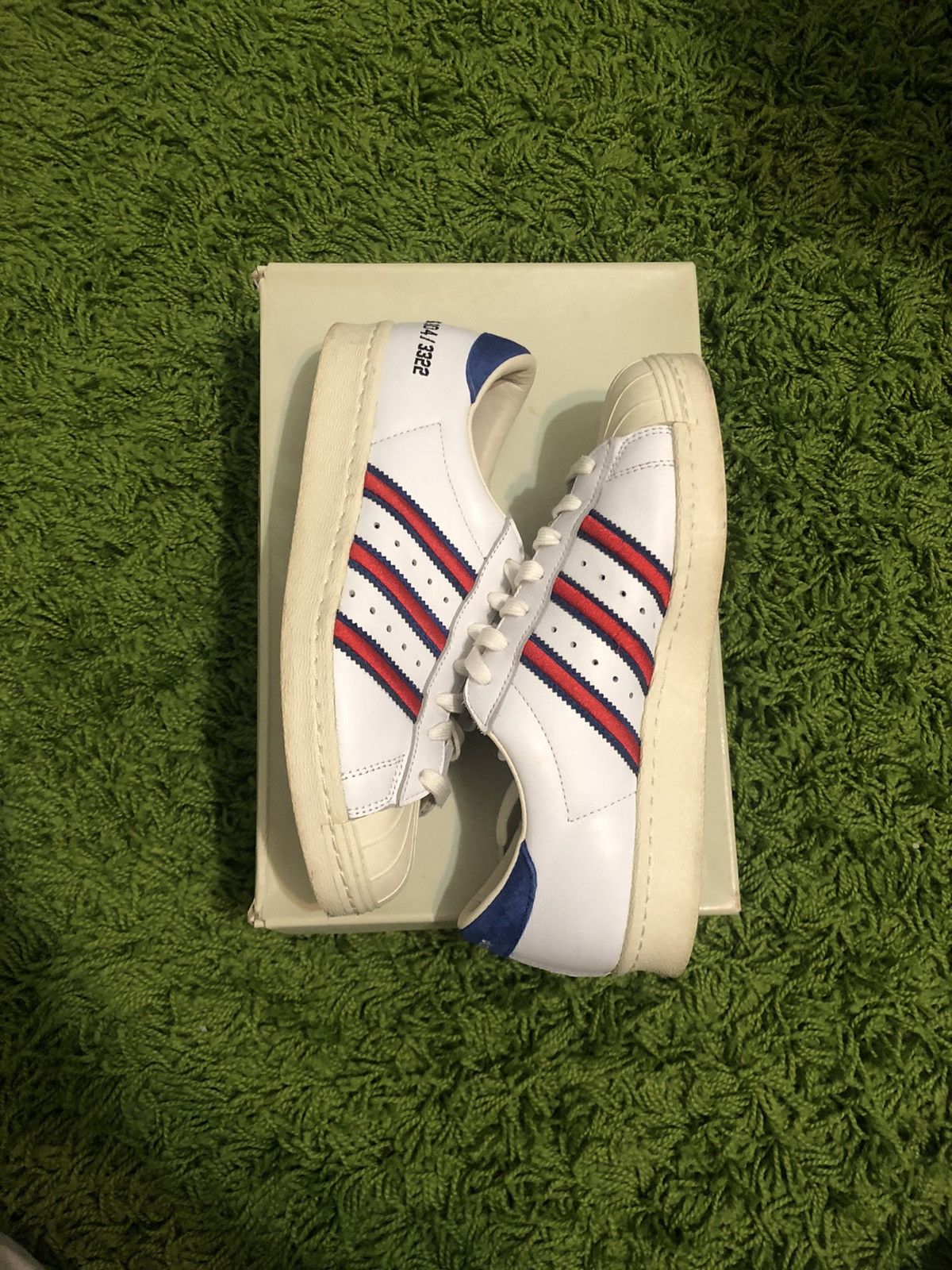 Adidas D Mop X Superstar 80 V Core White Collegiate Royal Red Grailed