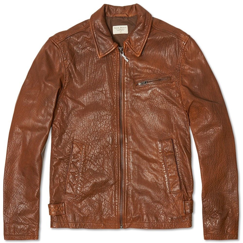 Nudie Jeans ERVIN LEATHER JACKET | Grailed
