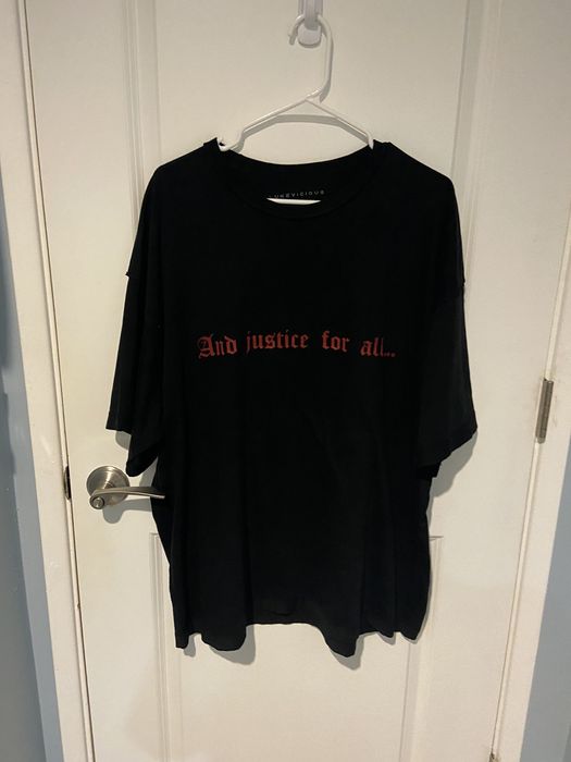 Luke Vicious Lukevicious Black And Justice For All Tee | Grailed