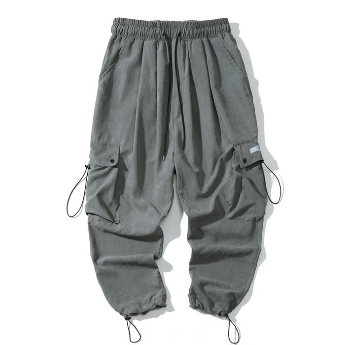 Vintage Techwear gray cargo pants | Grailed