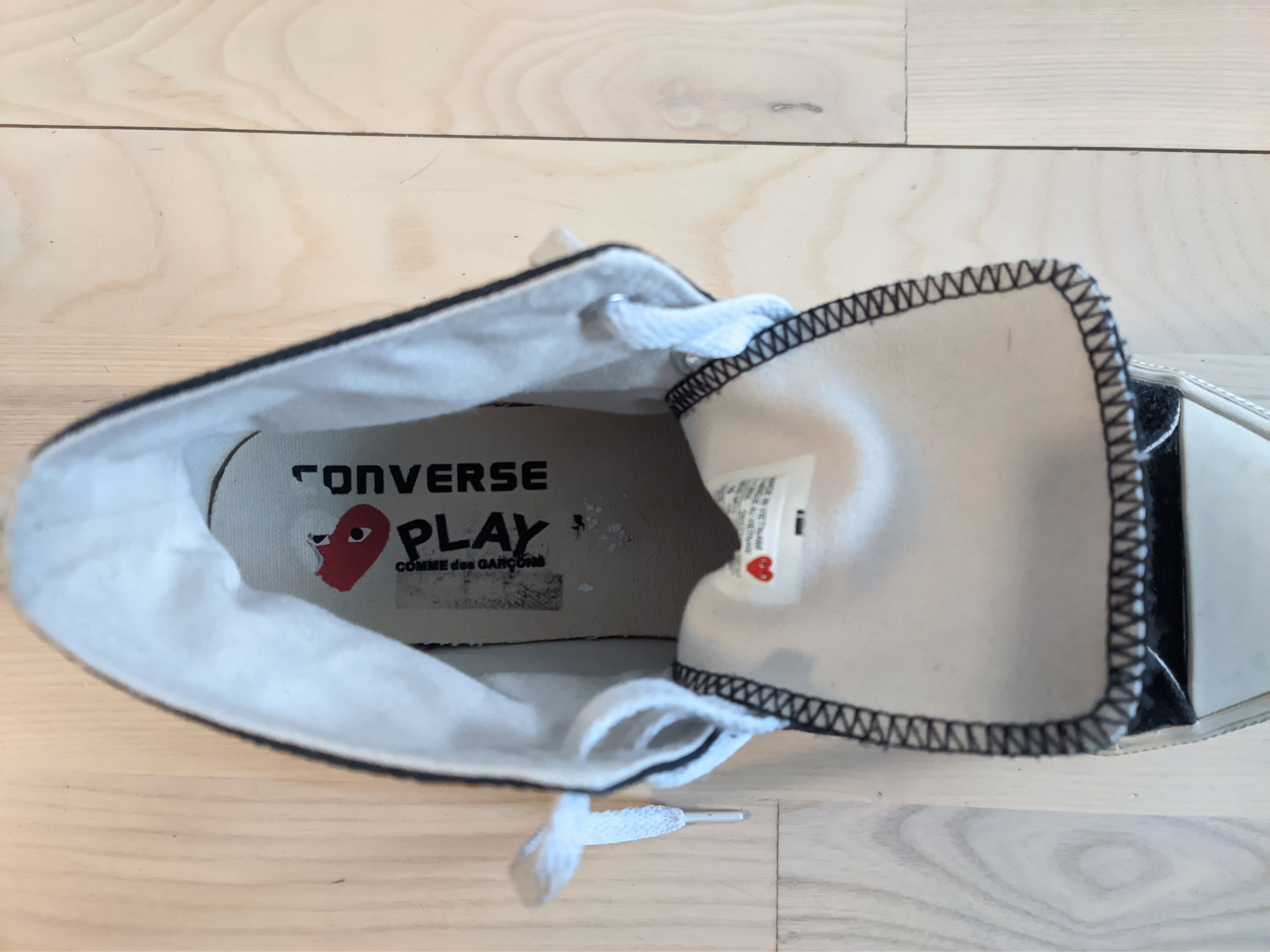 Comme des Garcons Comme des Garçons x Chuck Taylor All Star Hi 'Black' Size US 10 / EU 43 - 2 Thumbnail