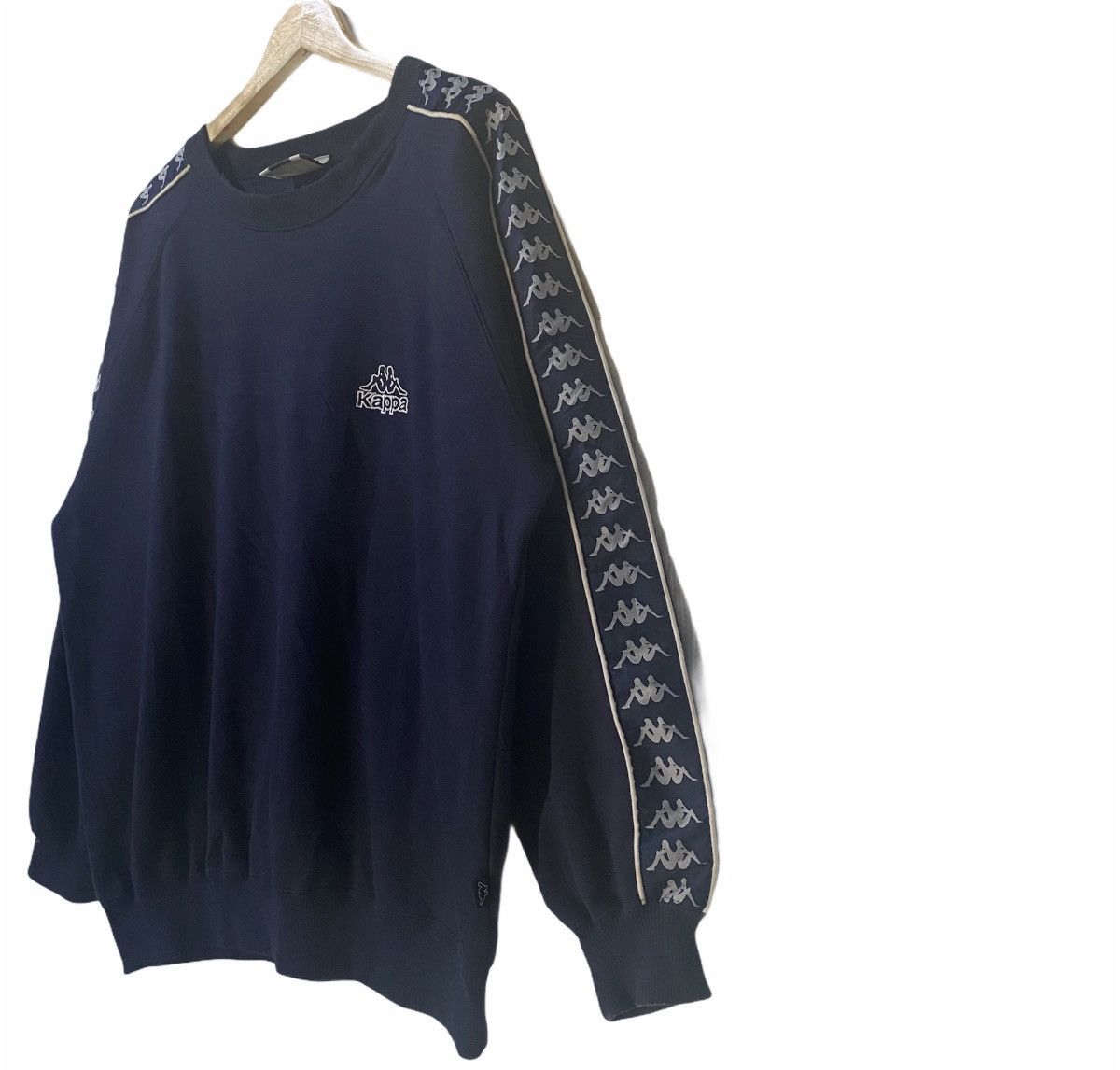 Kappa Vintage KAPPA Side Tape Sweatshirt 90s Size US L / EU 52-54 / 3 - 3 Thumbnail