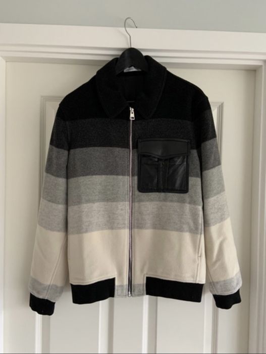 Jw anderson striped bomber on sale jacket