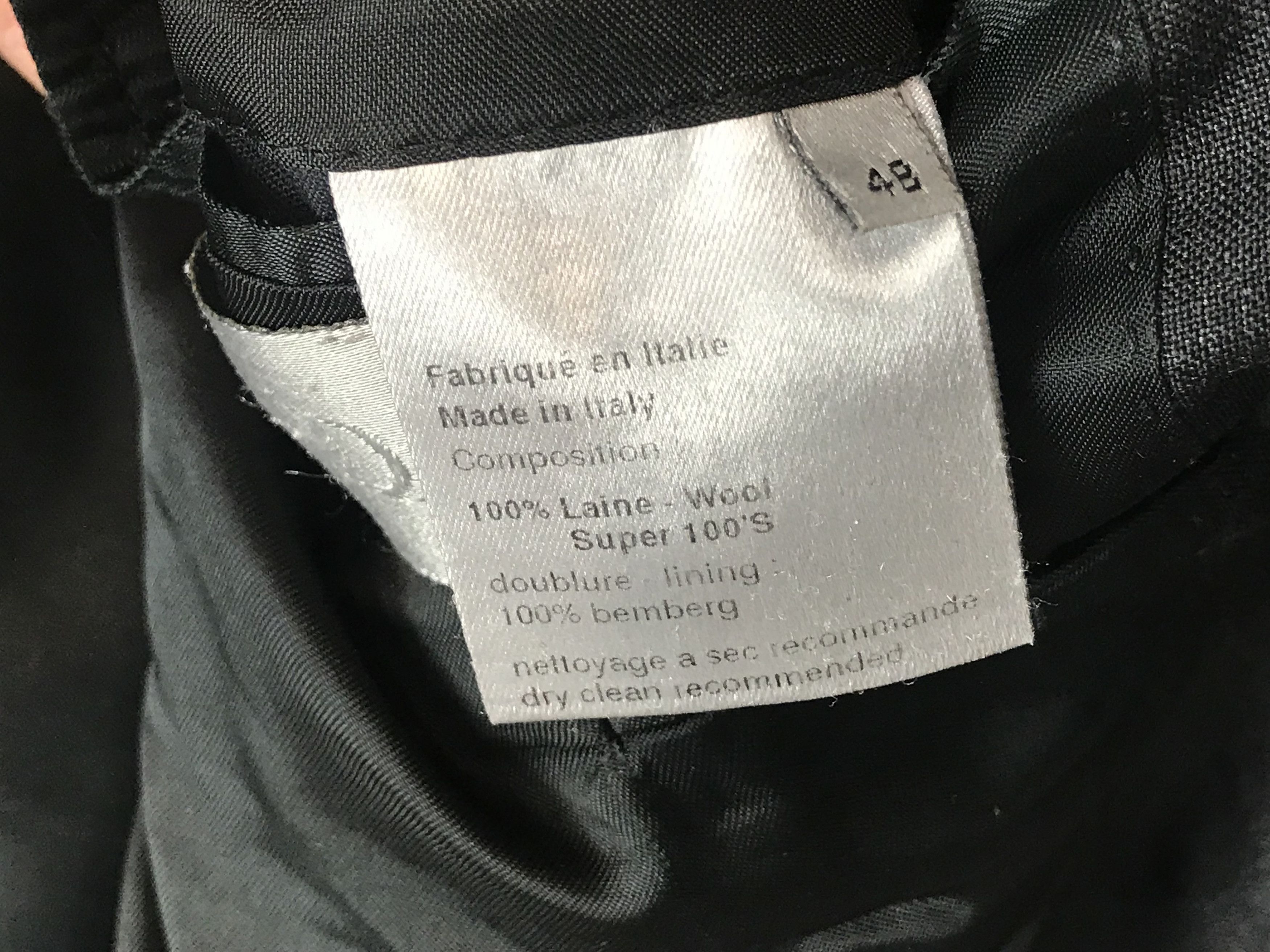 Dior 05SS Wool 2-Button Suit Size 38R - 4 Thumbnail
