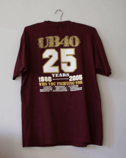 Band Tees 2005 UB40 Rare Tshirt T Shirt Tee M 25 years Size US M / EU 48-50 / 2 - 2 Thumbnail