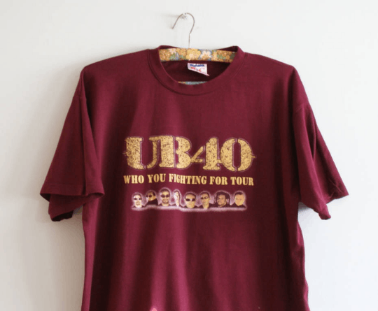 Band Tees 2005 UB40 Rare Tshirt T Shirt Tee M 25 years Size US M / EU 48-50 / 2 - 1 Thumbnail