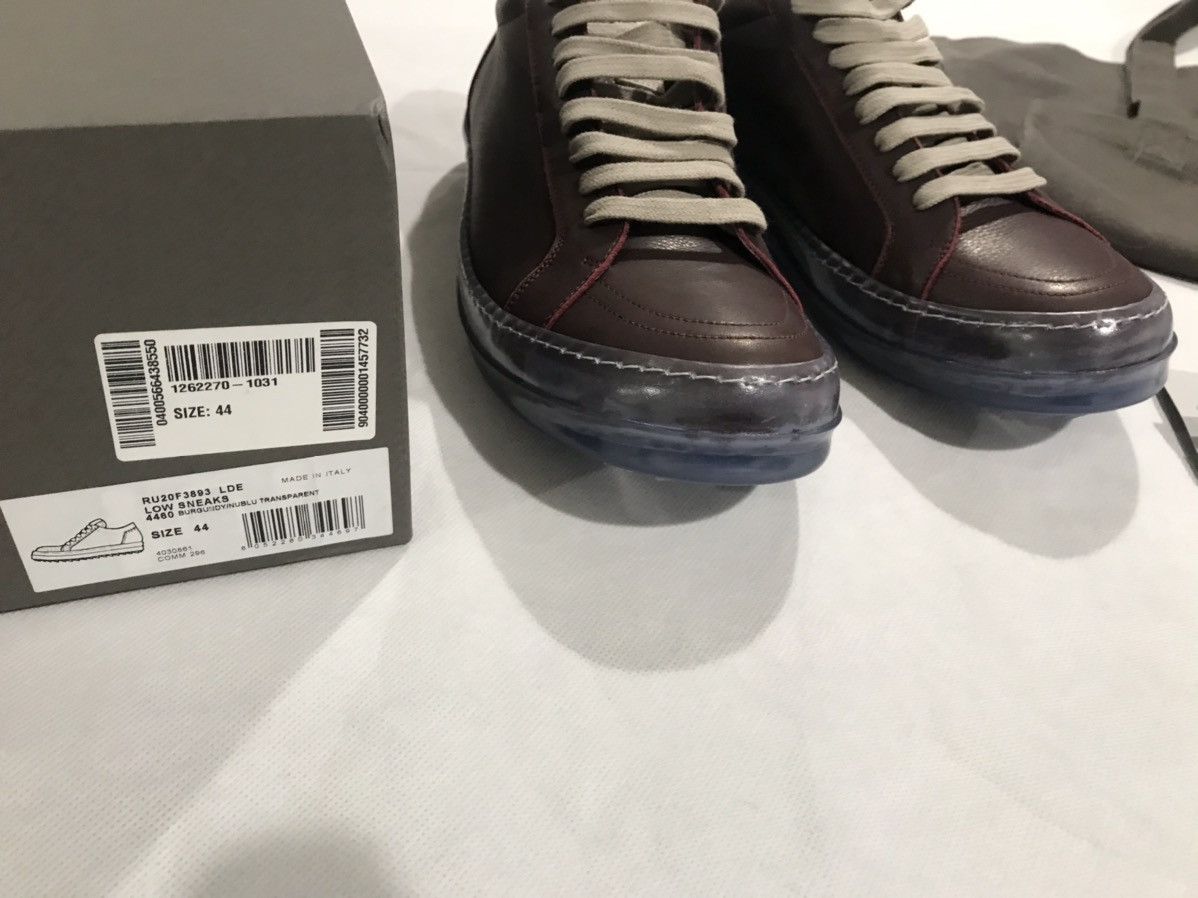 Rick Owens Rick Owens 2020 low-top sneakers. 44/11. $990 Size US 11 / EU 44 - 2 Thumbnail