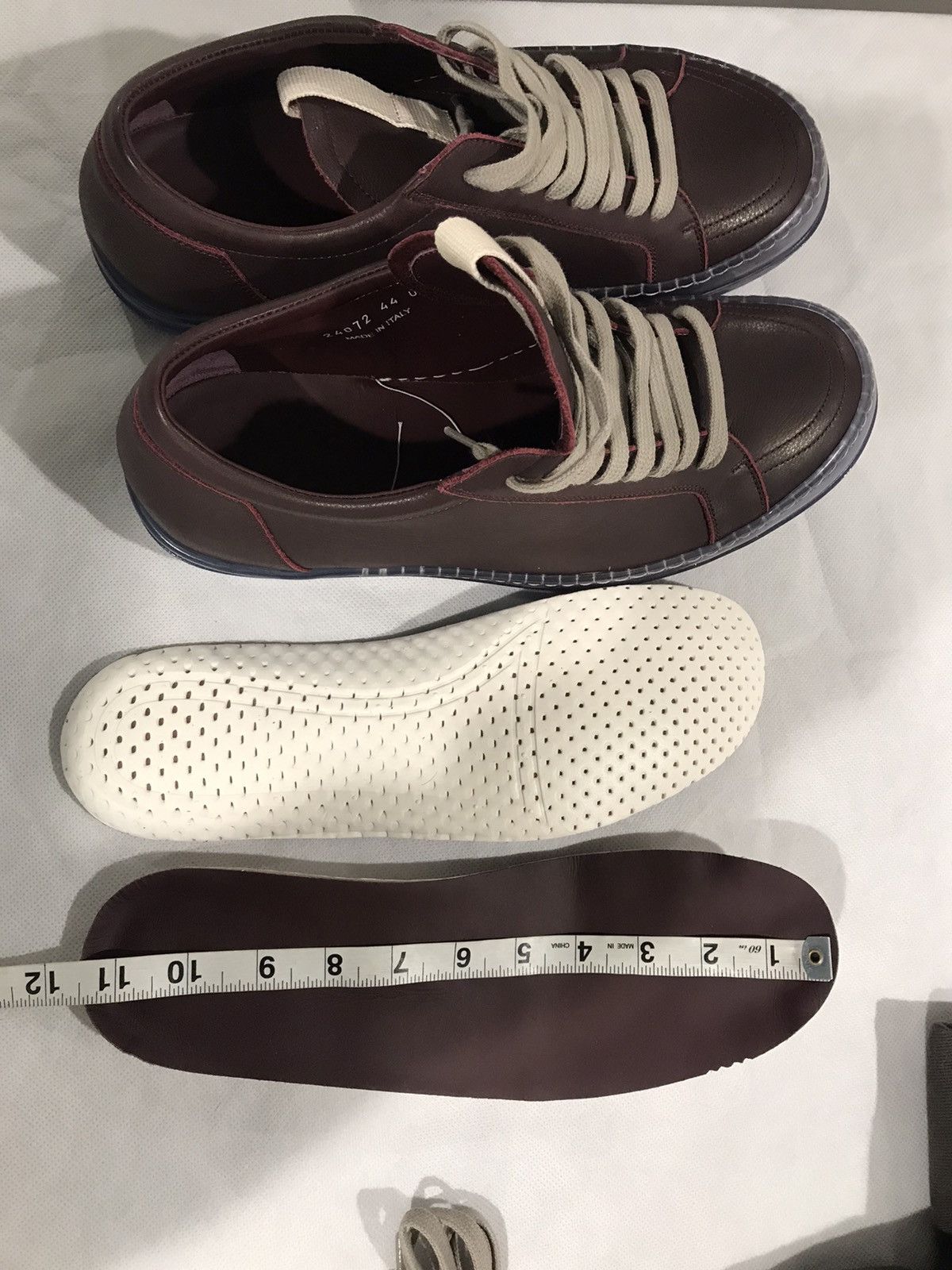 Rick Owens Rick Owens 2020 low-top sneakers. 44/11. $990 Size US 11 / EU 44 - 4 Thumbnail