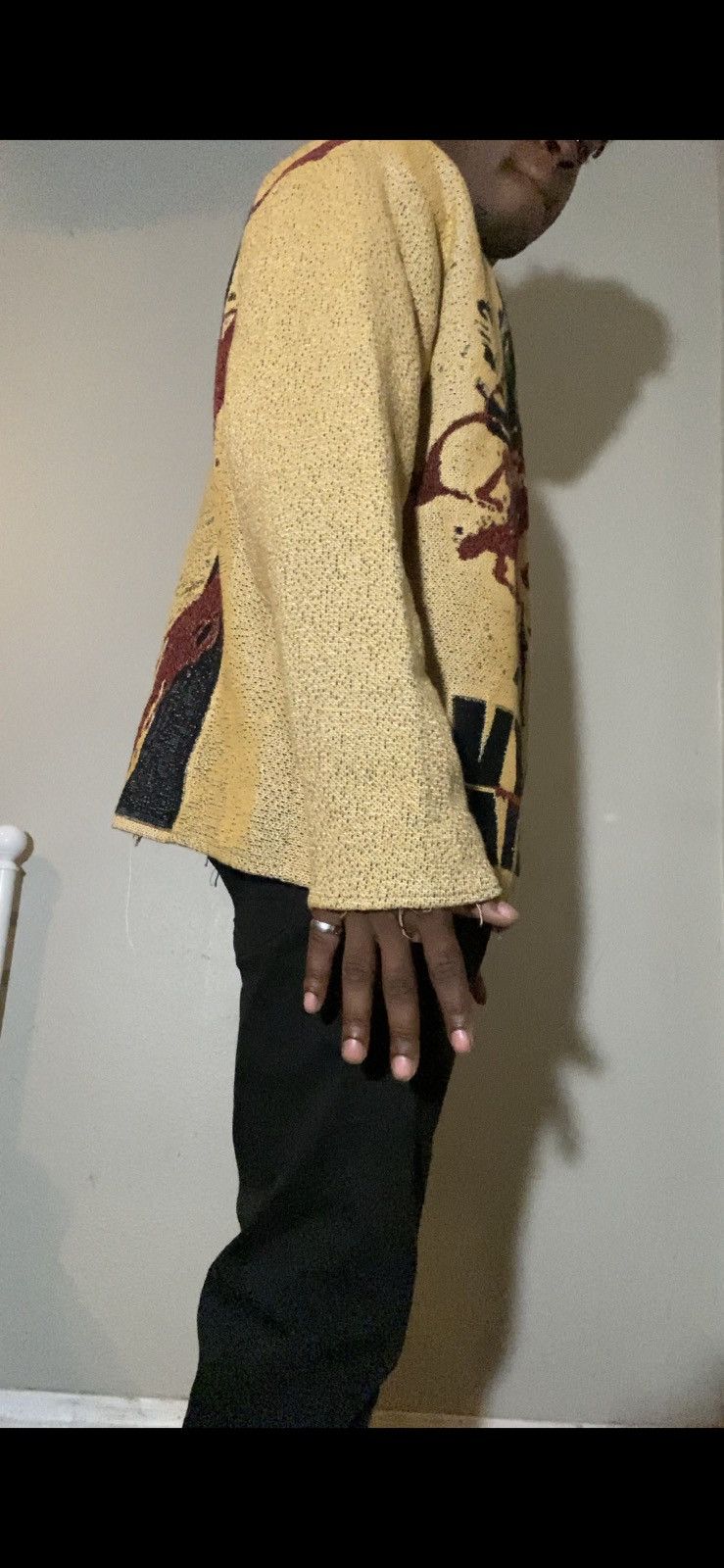Vintage Handmade Knitted “Kill Bill” Sweater Size US M / EU 48-50 / 2 - 3 Thumbnail