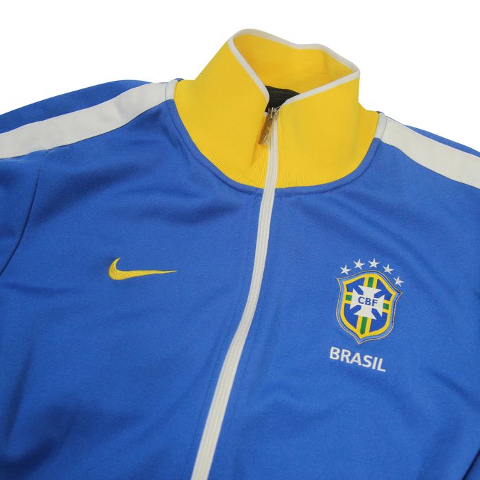 2010-11 Brazil Nike N98 Track Jacket - 9/10 - (XXL)